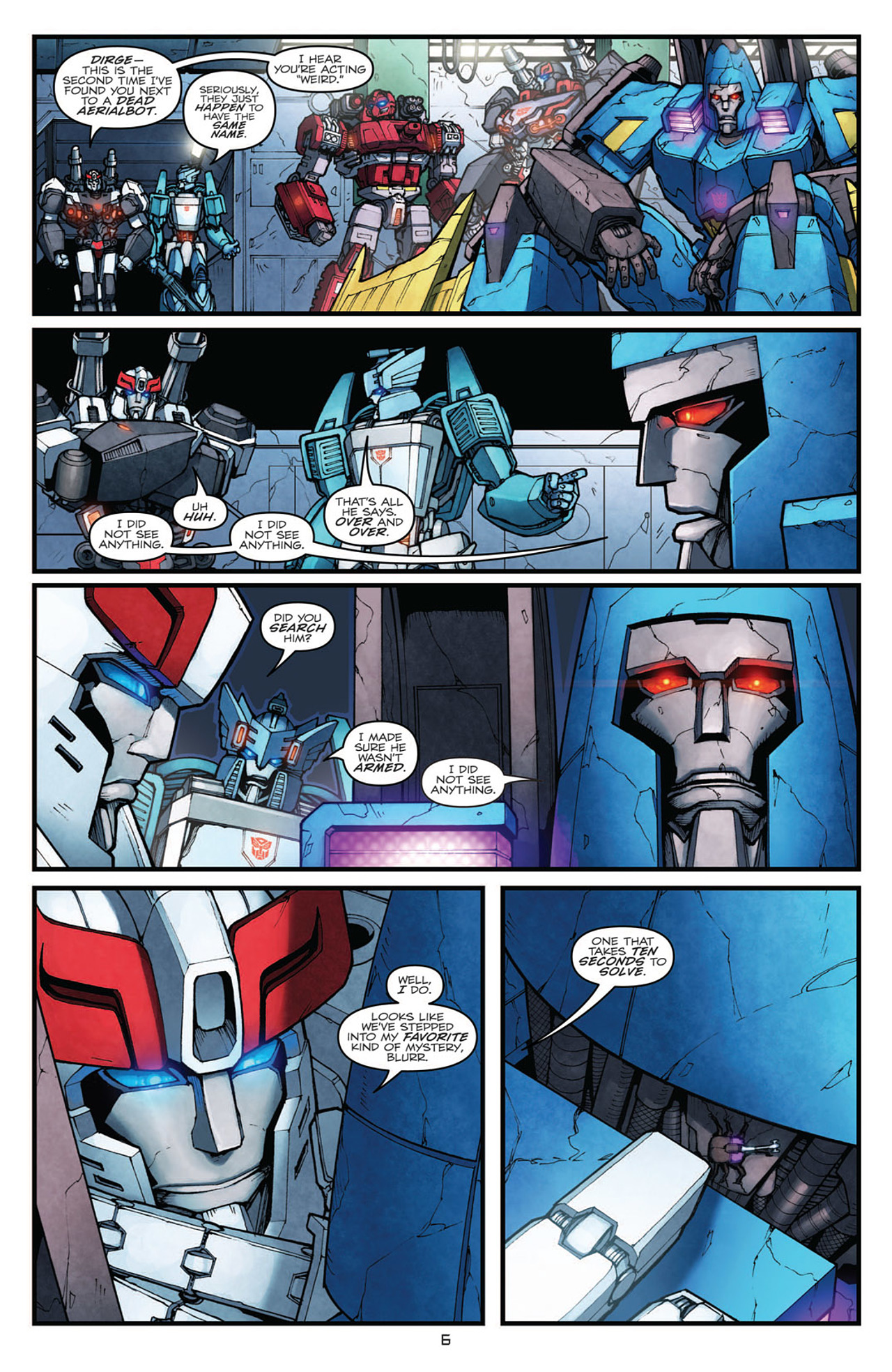 Read online Transformers: Robots In Disguise (2012) comic -  Issue #4 - 9