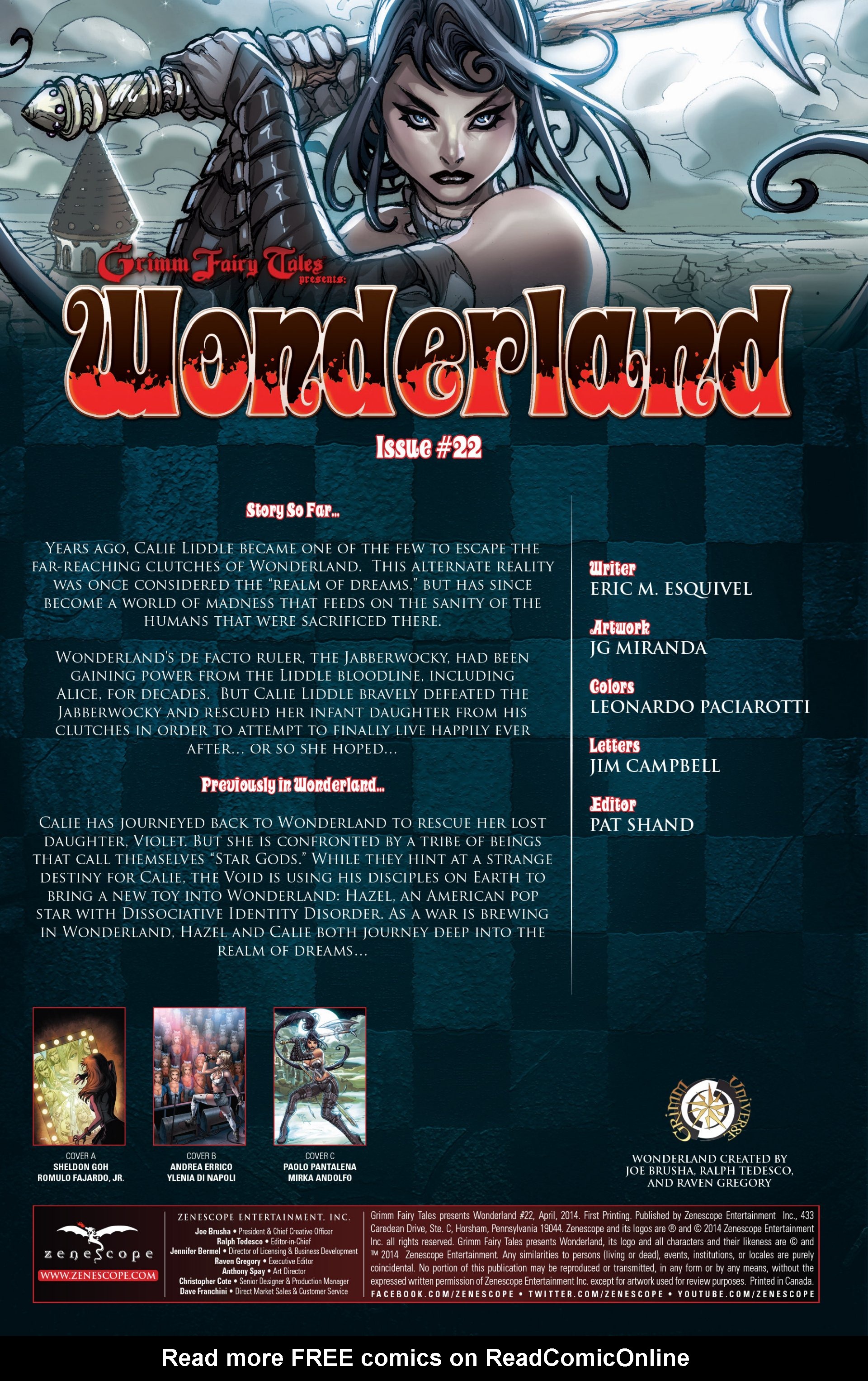 Read online Grimm Fairy Tales presents Wonderland comic -  Issue #22 - 2