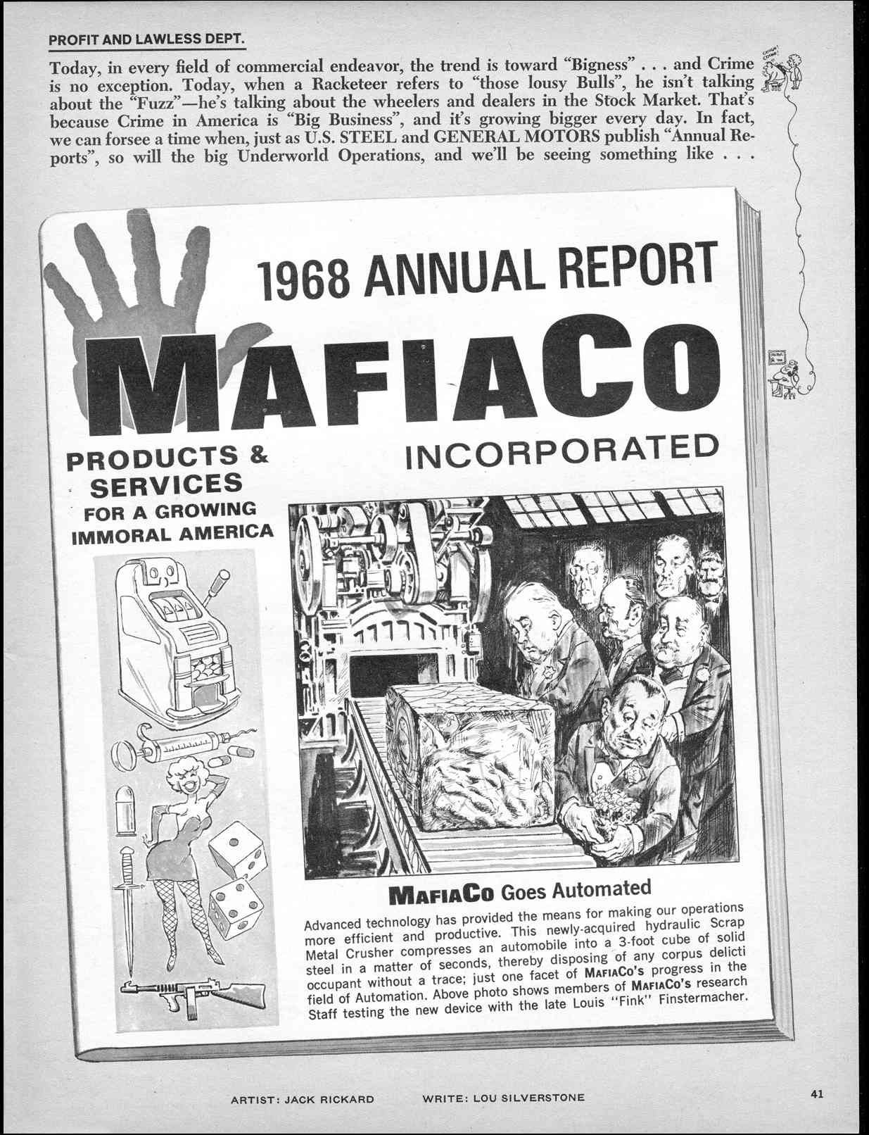 Read online MAD comic -  Issue #124 - 43