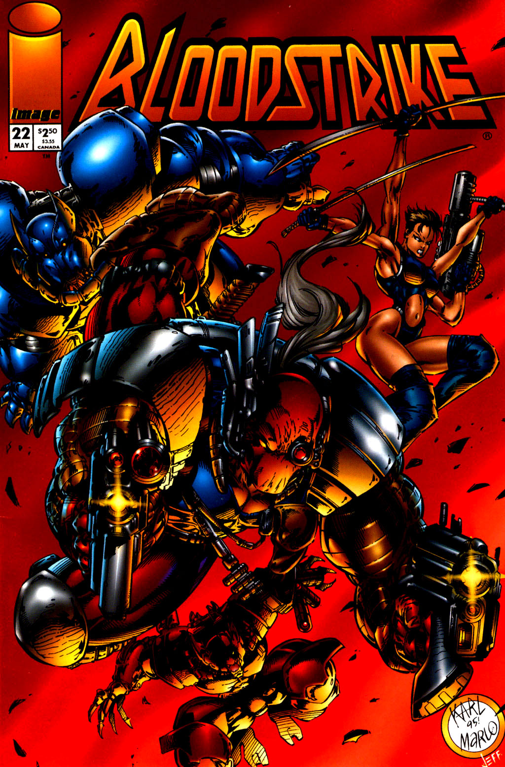 Read online Bloodstrike (1993) comic -  Issue #22 - 1