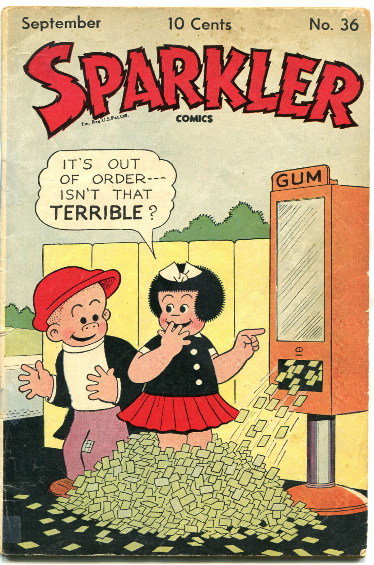 Read online Sparkler Comics comic -  Issue #36 - 1