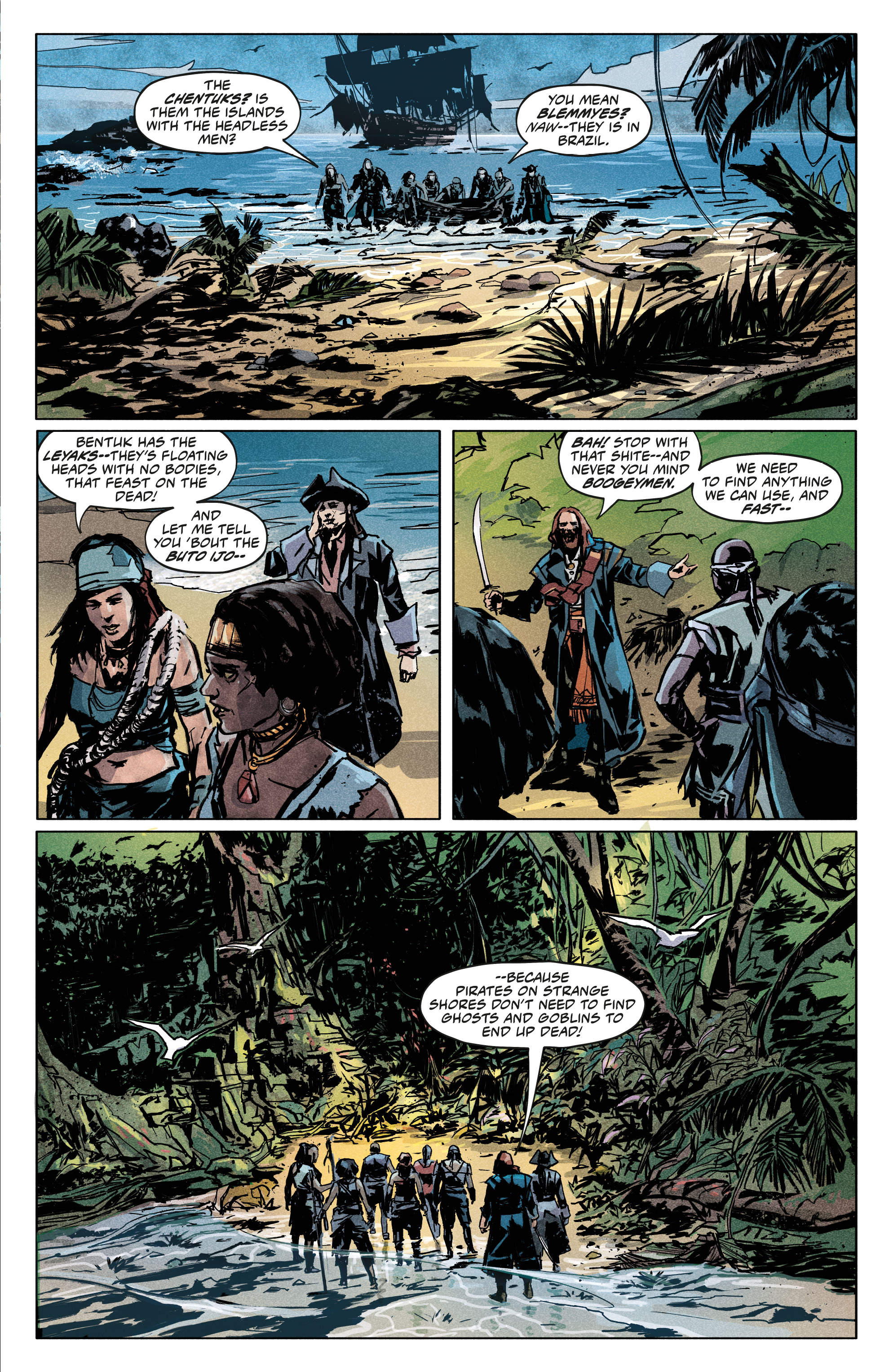 Read online Skull and Bones: Savage Storm comic -  Issue #1 - 11