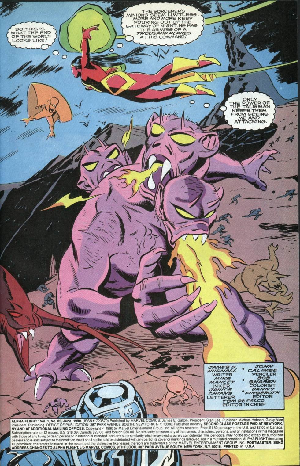 Read online Alpha Flight (1983) comic -  Issue #85 - 5