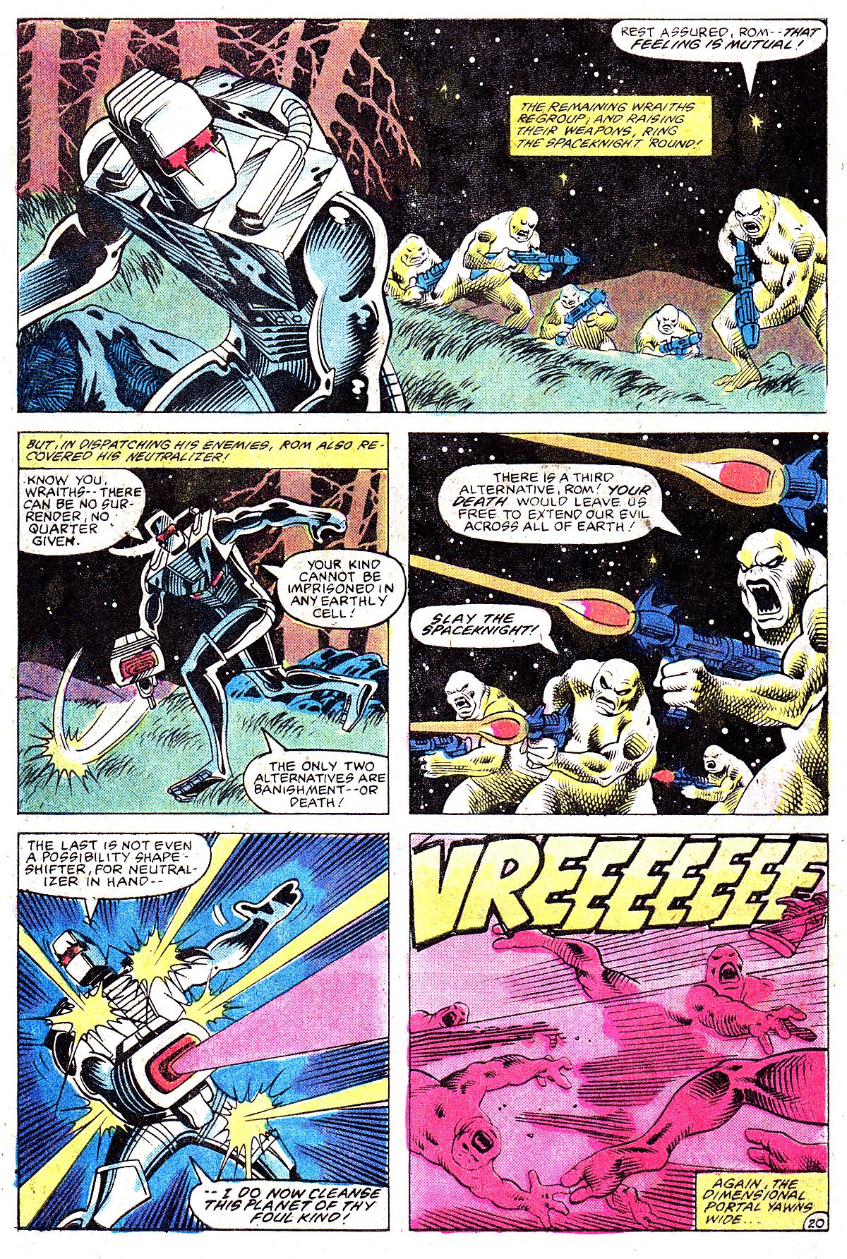 Read online ROM (1979) comic -  Issue #36 - 21