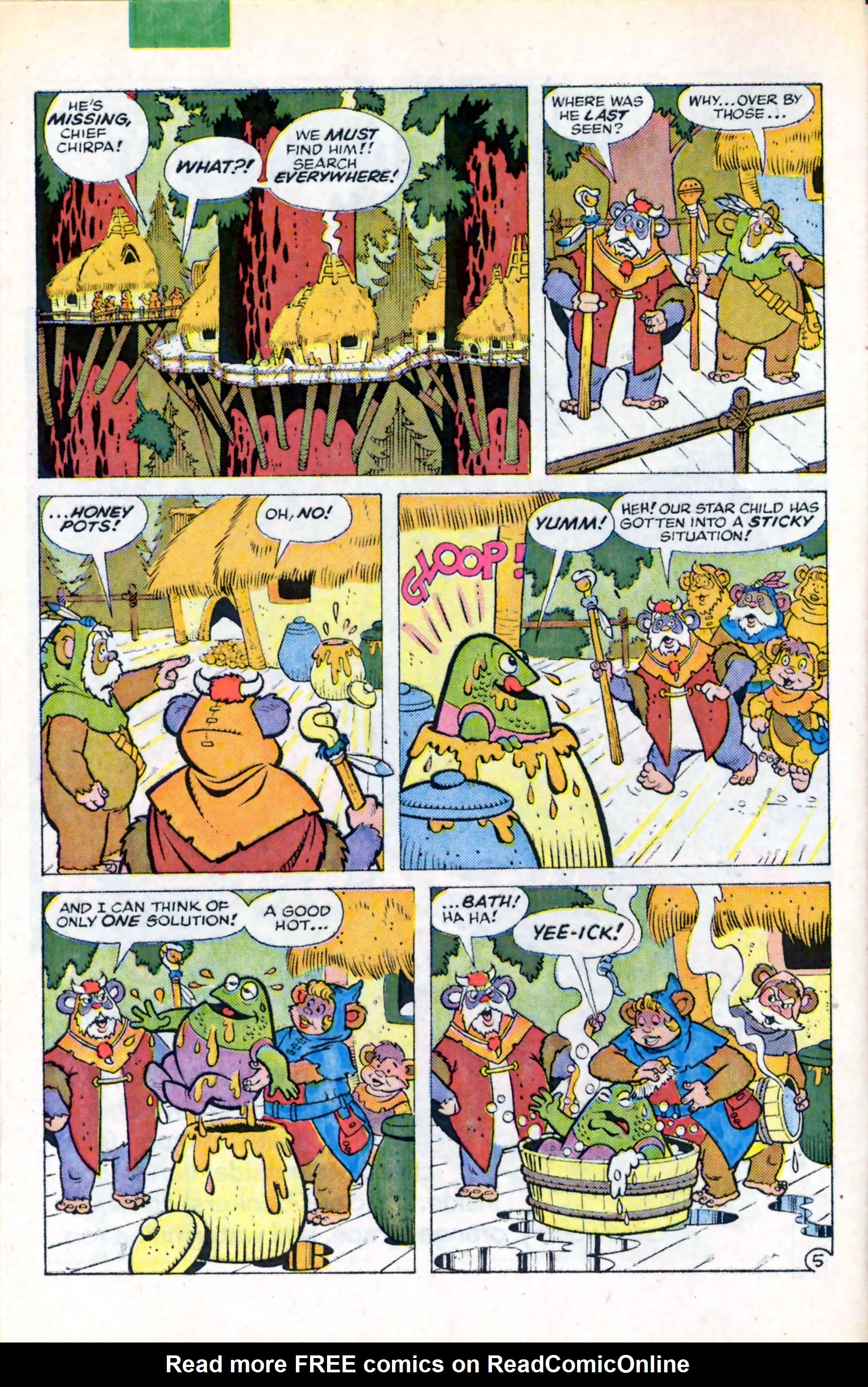 Read online Ewoks (1987) comic -  Issue #10 - 6