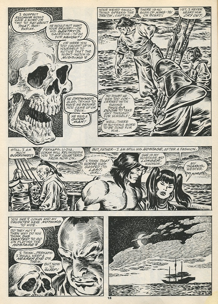 Read online The Savage Sword Of Conan comic -  Issue #192 - 20