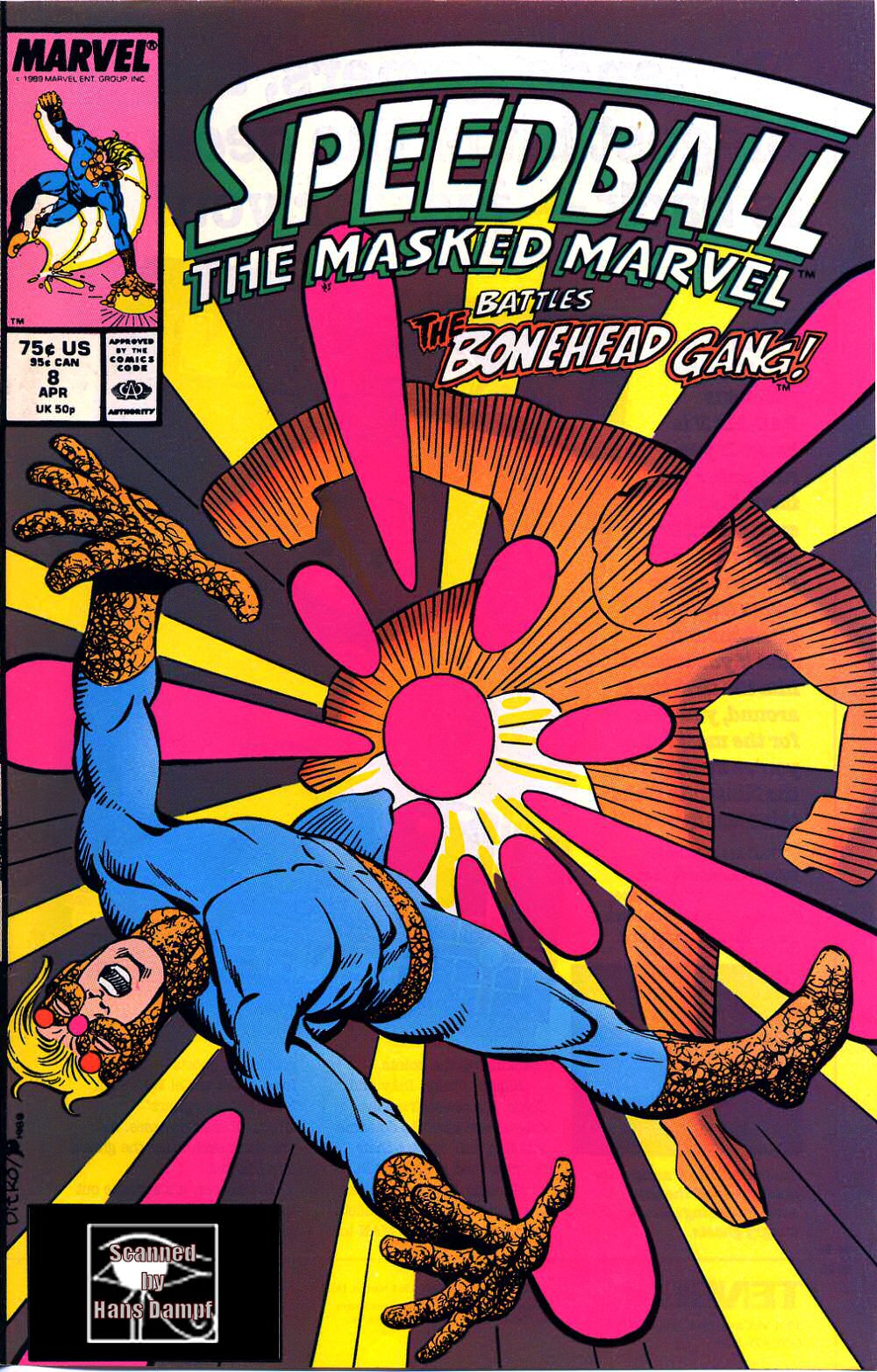 Read online Speedball comic -  Issue #8 - 1