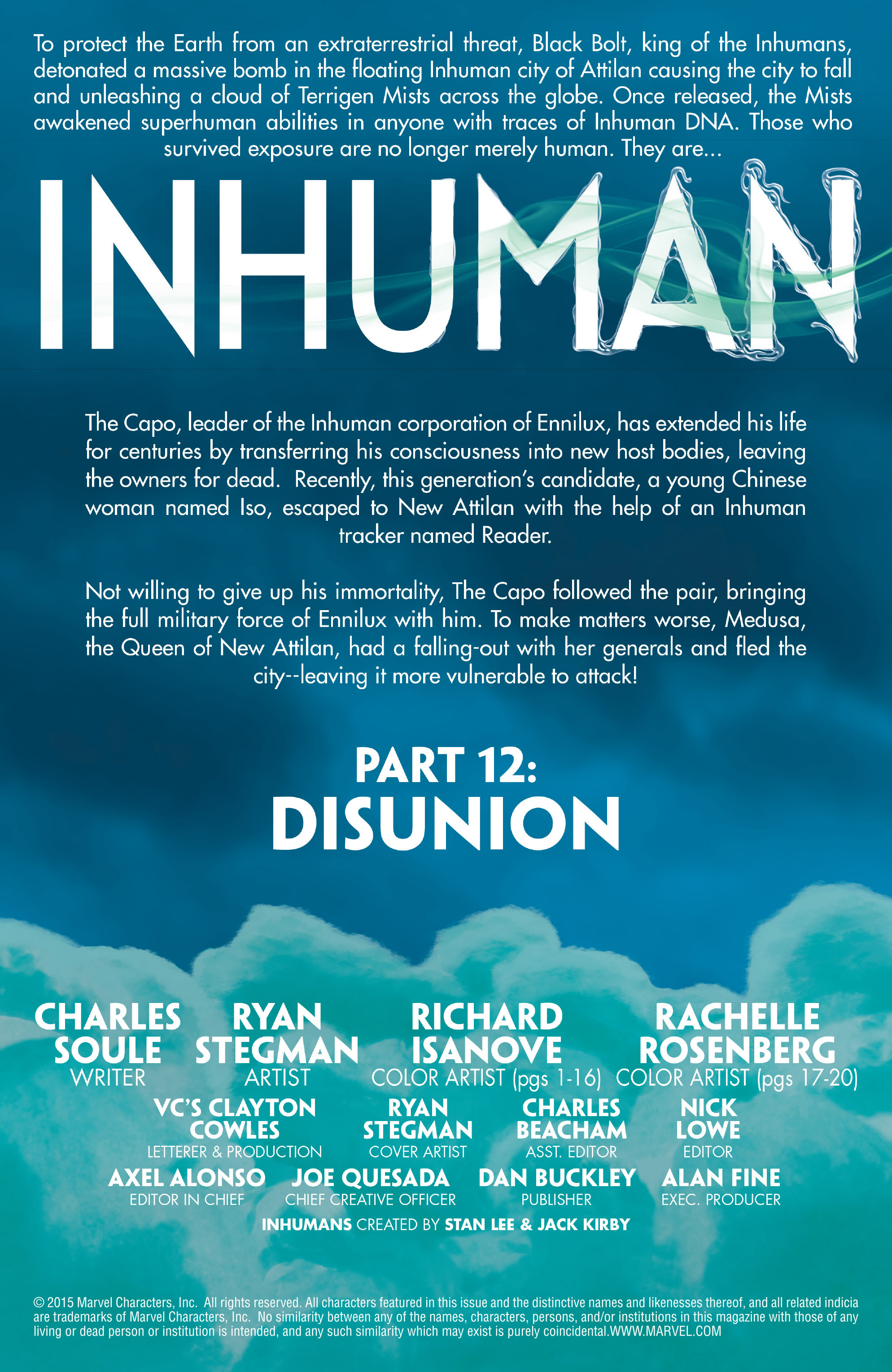 Read online Inhuman (2014) comic -  Issue #12 - 2