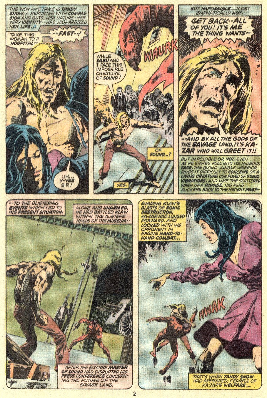Read online Ka-Zar comic -  Issue #15 - 3