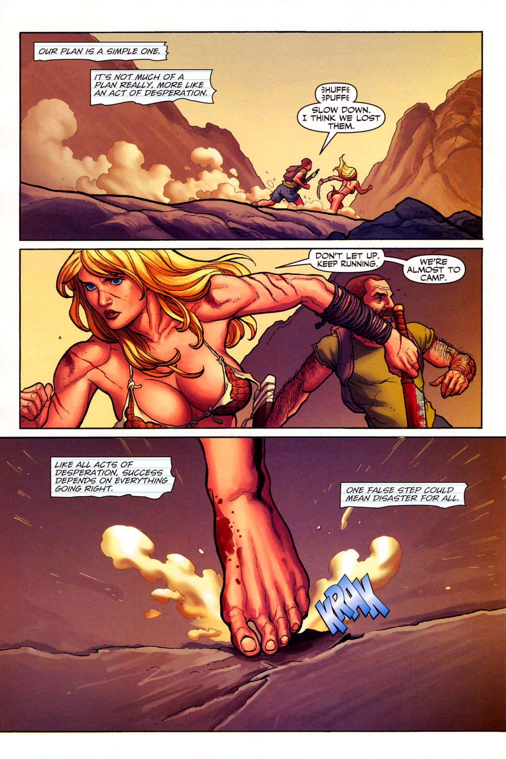 Read online Shanna, the She-Devil (2005) comic -  Issue #6 - 12