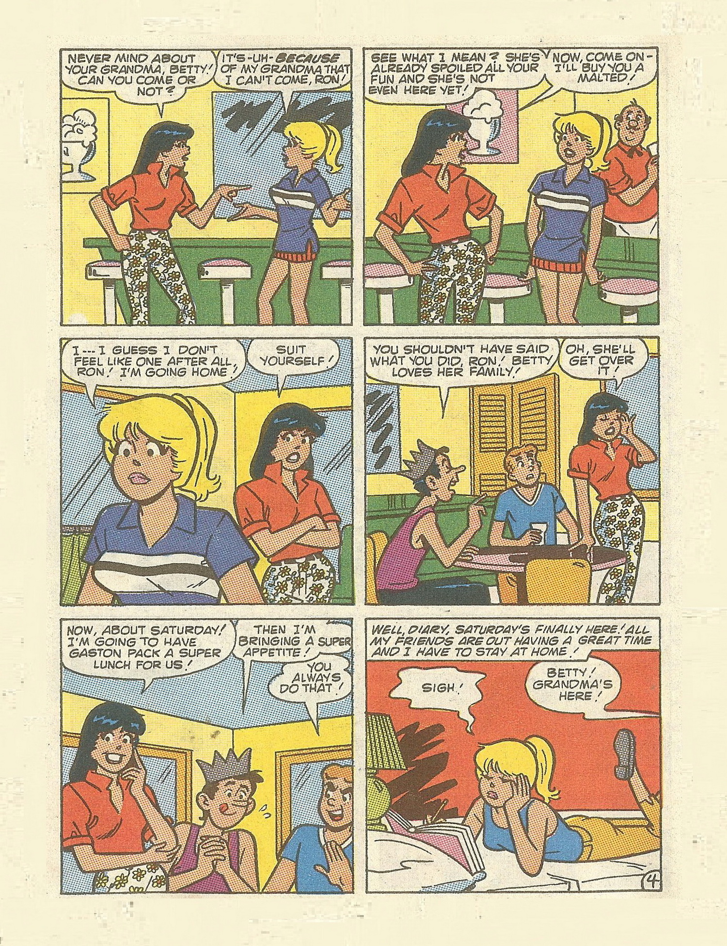 Read online Betty and Veronica Digest Magazine comic -  Issue #55 - 110