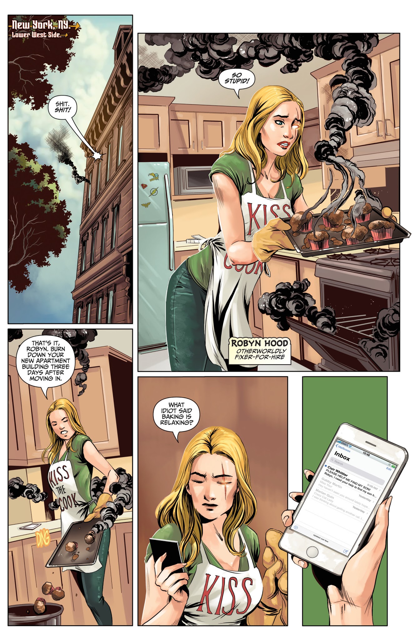 Read online Van Helsing vs. Robyn Hood comic -  Issue #1 - 8