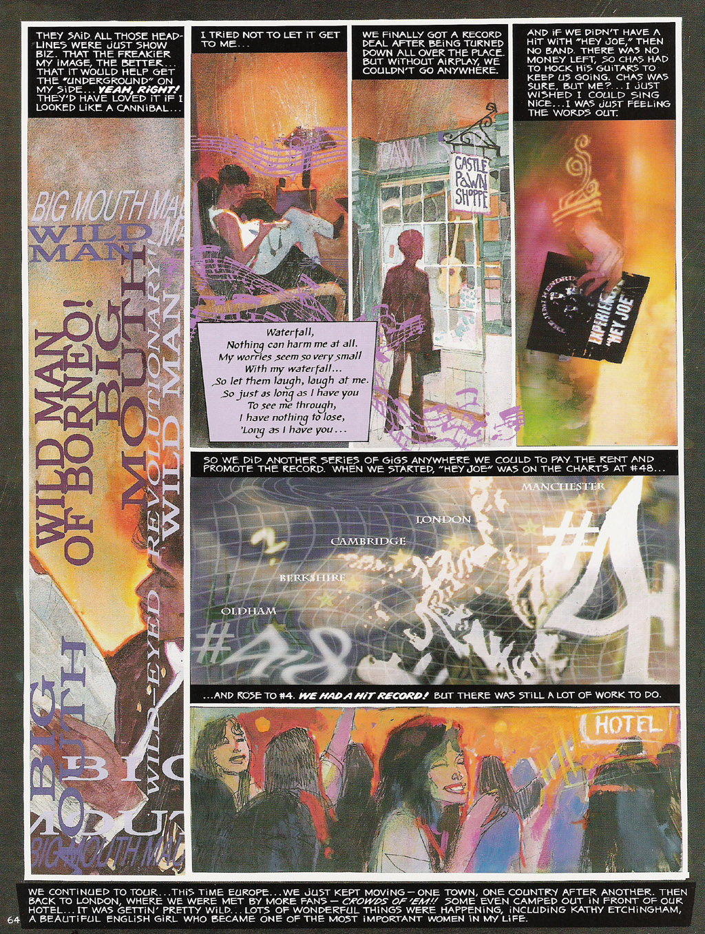 Read online Voodoo Child - The Illustrated Legend of Jimi Hendrix comic -  Issue # TPB - 67