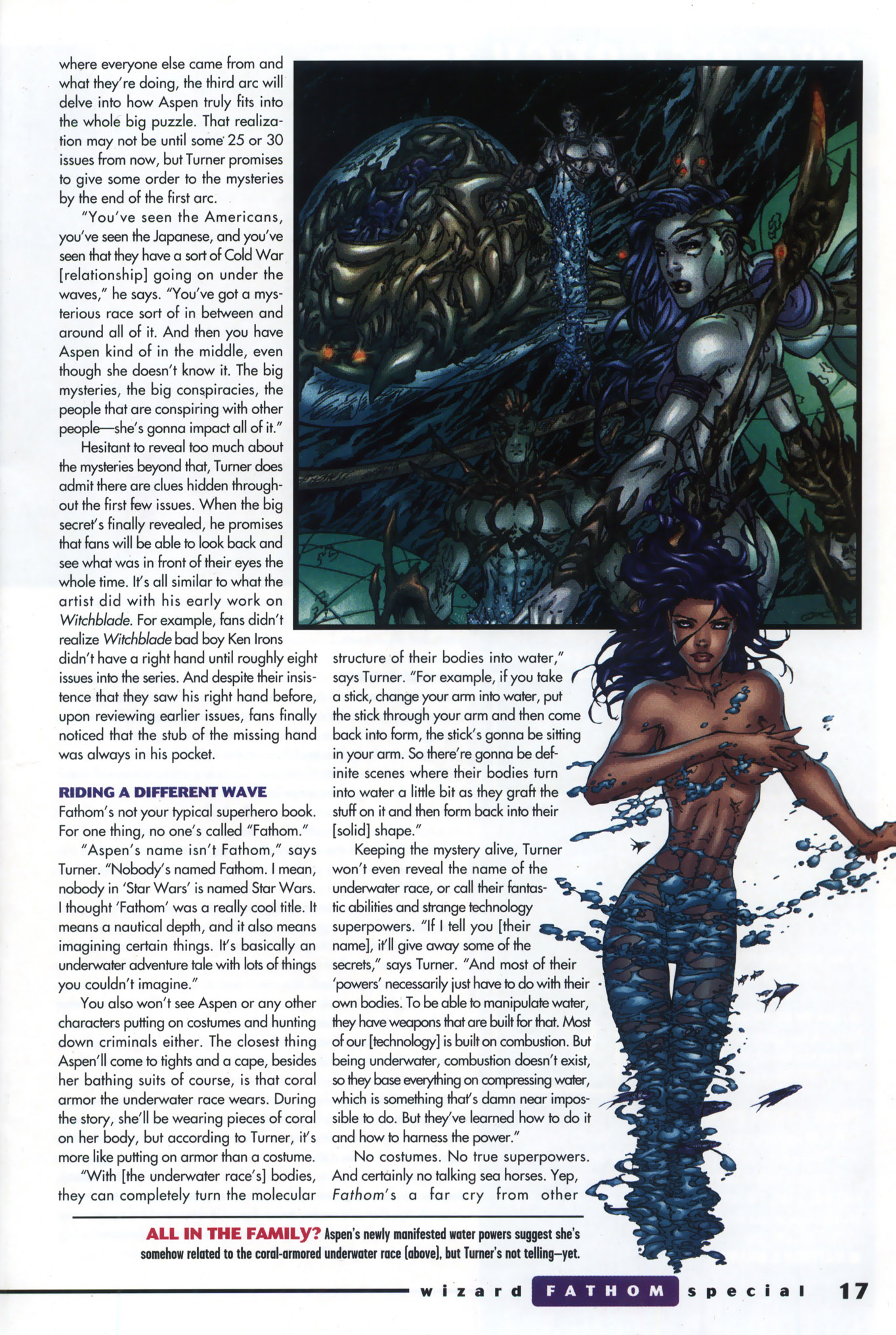Read online Fathom Special comic -  Issue # Full - 12