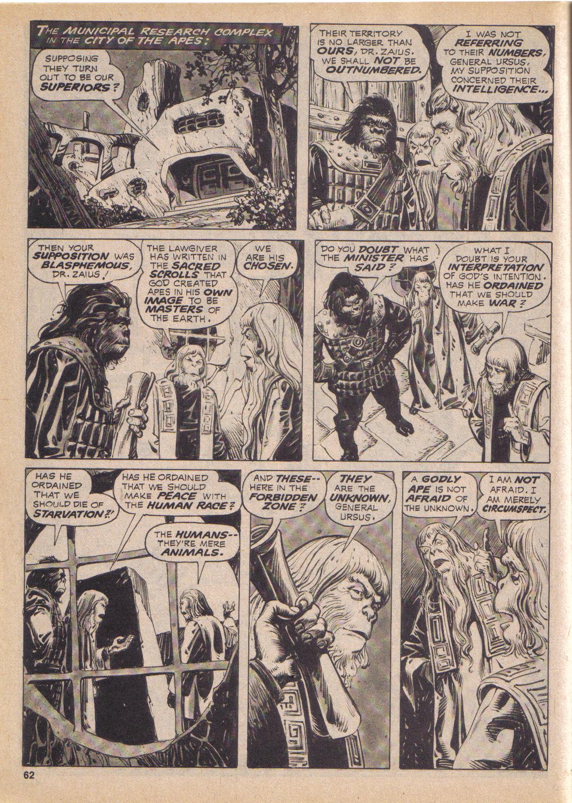 Read online Planet of the Apes comic -  Issue #8 - 62