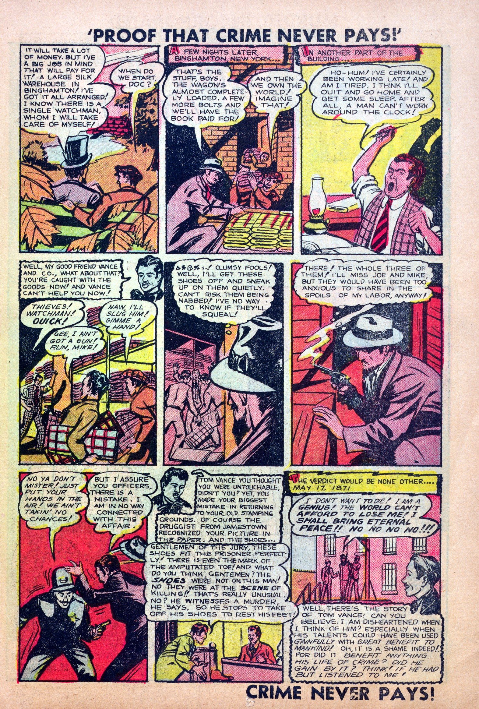 Read online Murder Incorporated (1948) comic -  Issue #7 - 11