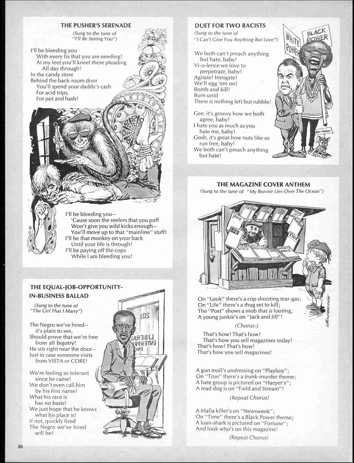 Read online MAD comic -  Issue #124 - 32