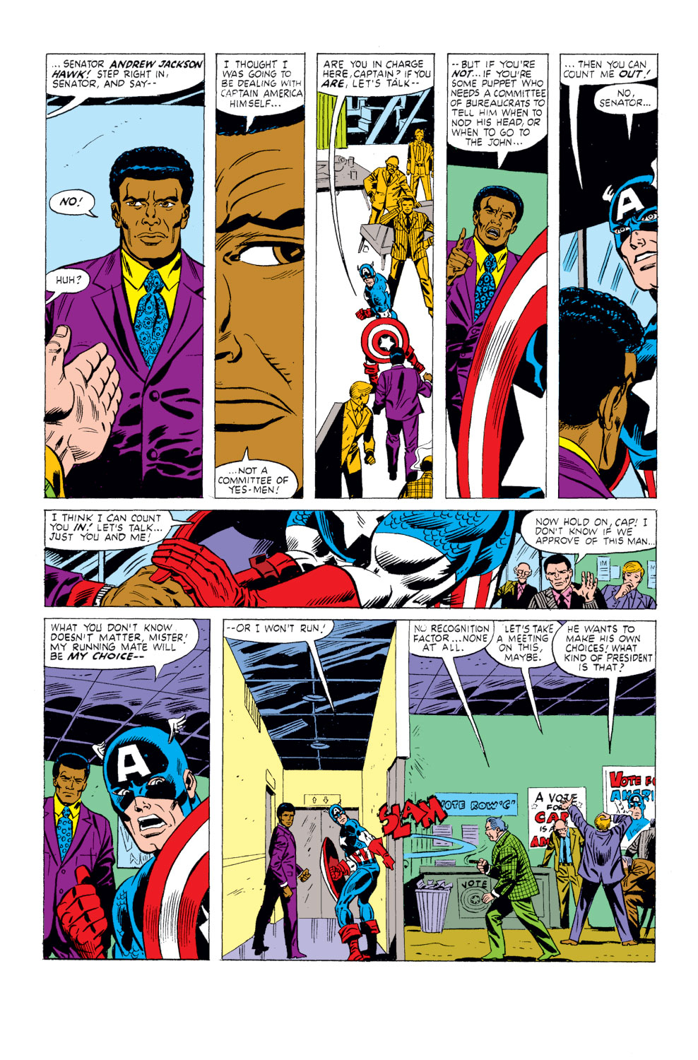 What If? (1977) issue 26 - Captain America had been elected president - Page 6