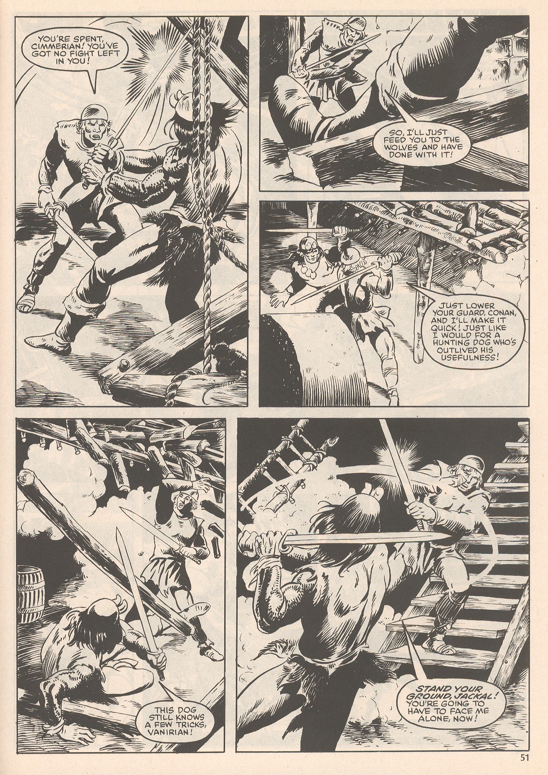 Read online The Savage Sword Of Conan comic -  Issue #105 - 51