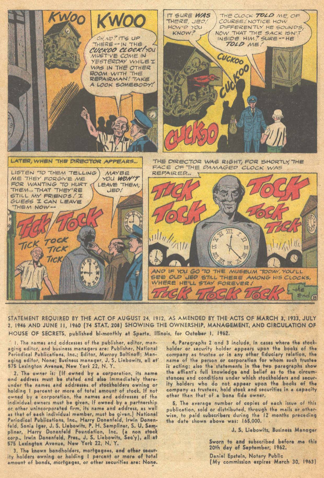 Read online House of Secrets (1956) comic -  Issue #59 - 32