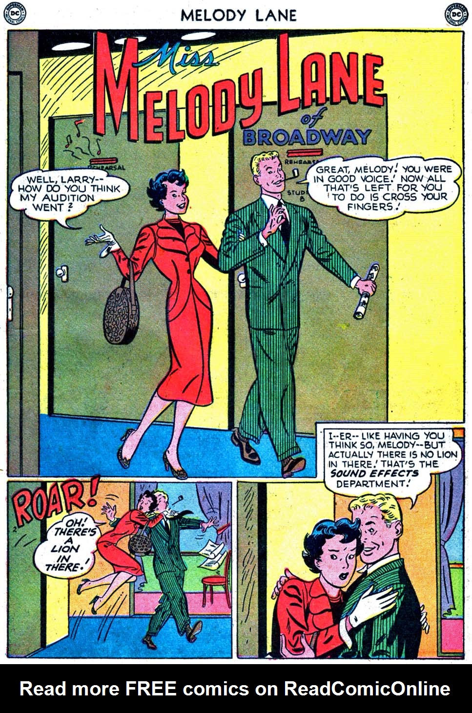Read online Miss Melody Lane of Broadway comic -  Issue #2 - 15