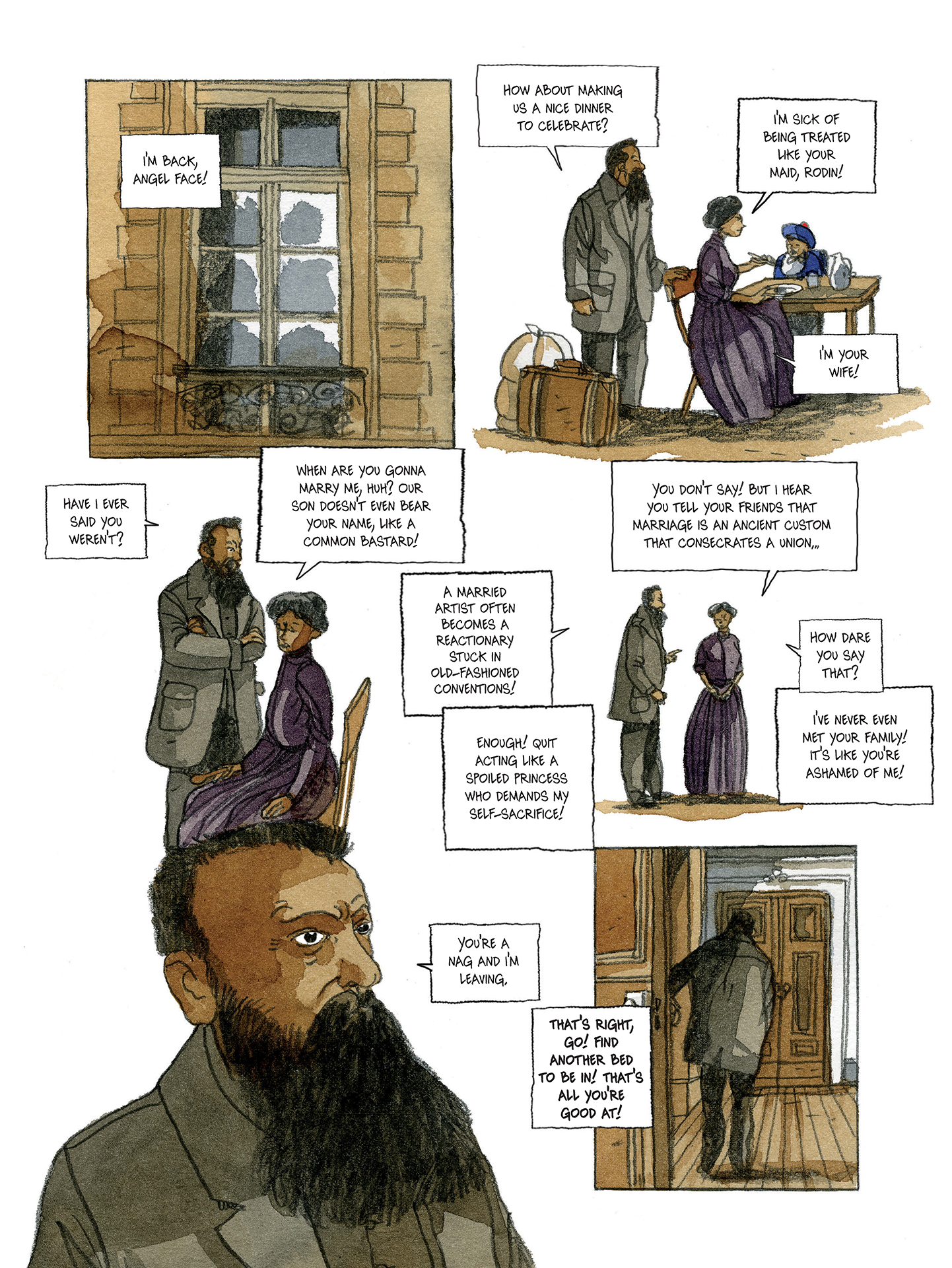 Read online Rodin: Fugit Amor, An Intimate Portrait comic -  Issue # TPB - 30
