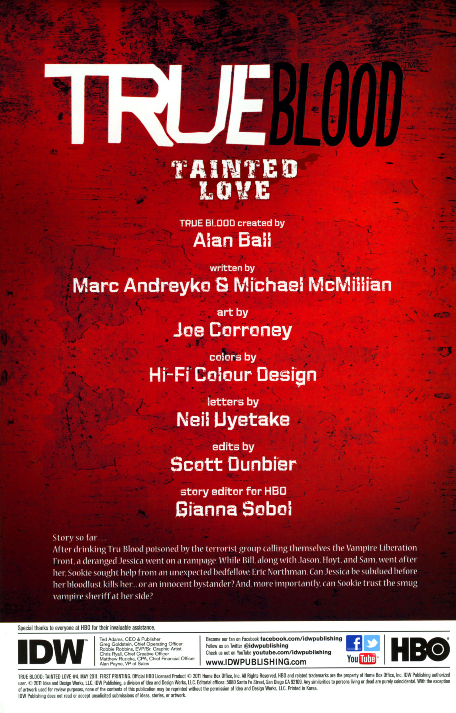 Read online True Blood: Tainted Love comic -  Issue #4 - 2