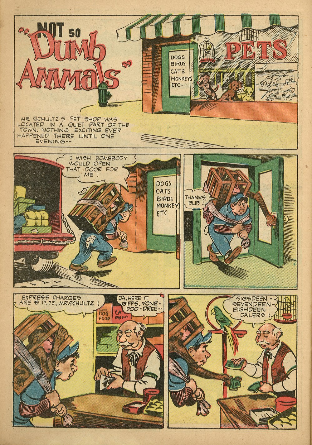 Read online Animal Comics comic -  Issue #24 - 40