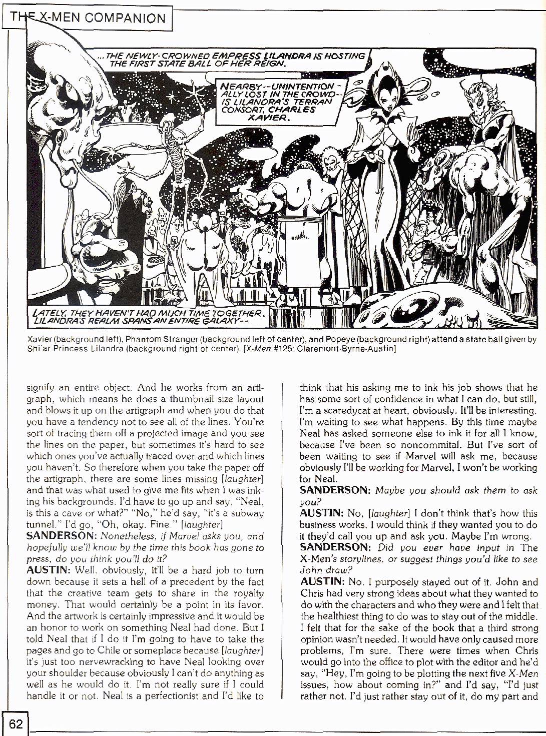 Read online The X-Men Companion comic -  Issue #2 - 62
