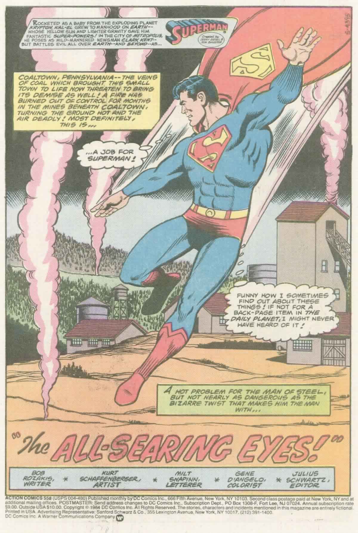 Read online Action Comics (1938) comic -  Issue #558 - 2
