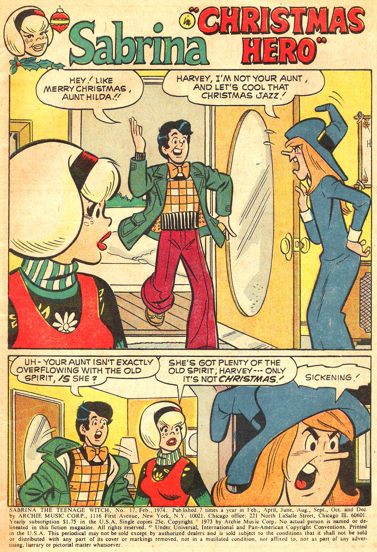 Read online Sabrina The Teenage Witch (1971) comic -  Issue #17 - 3