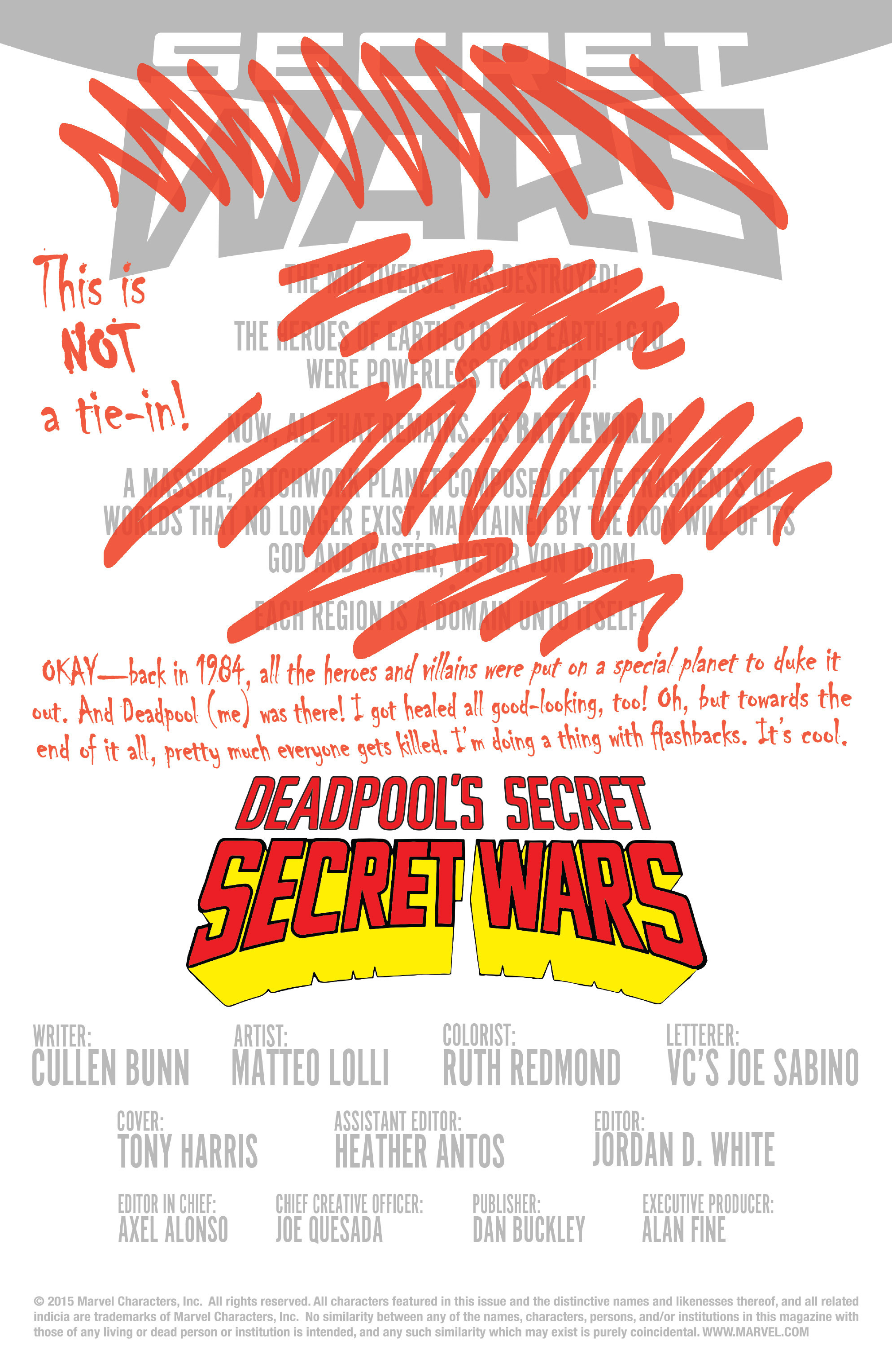 Read online Deadpool's Secret Secret Wars comic -  Issue #3 - 2
