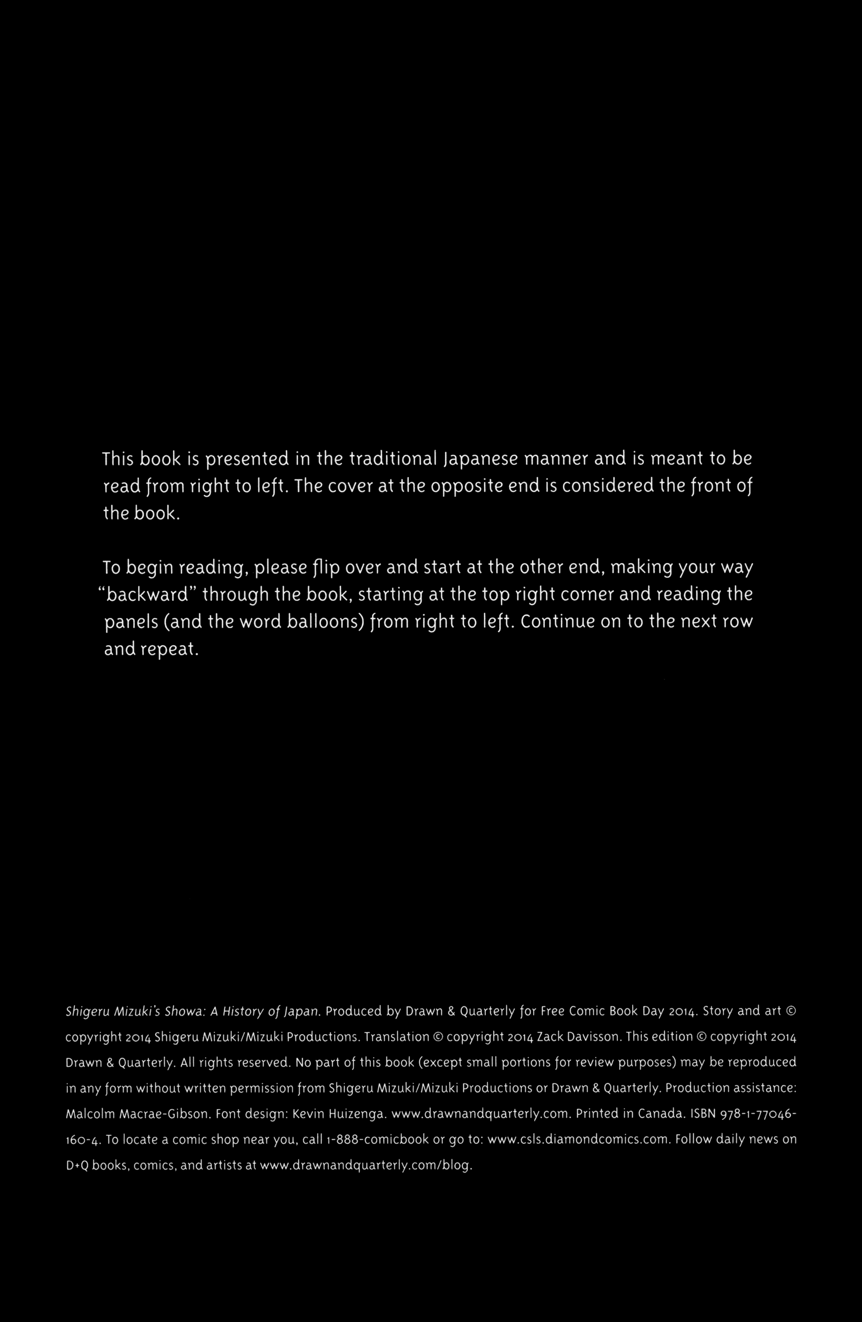 Read online Free Comic Book Day 2014 comic -  Issue # Shigeru Mizuki s Showa - A History of Japan - 33