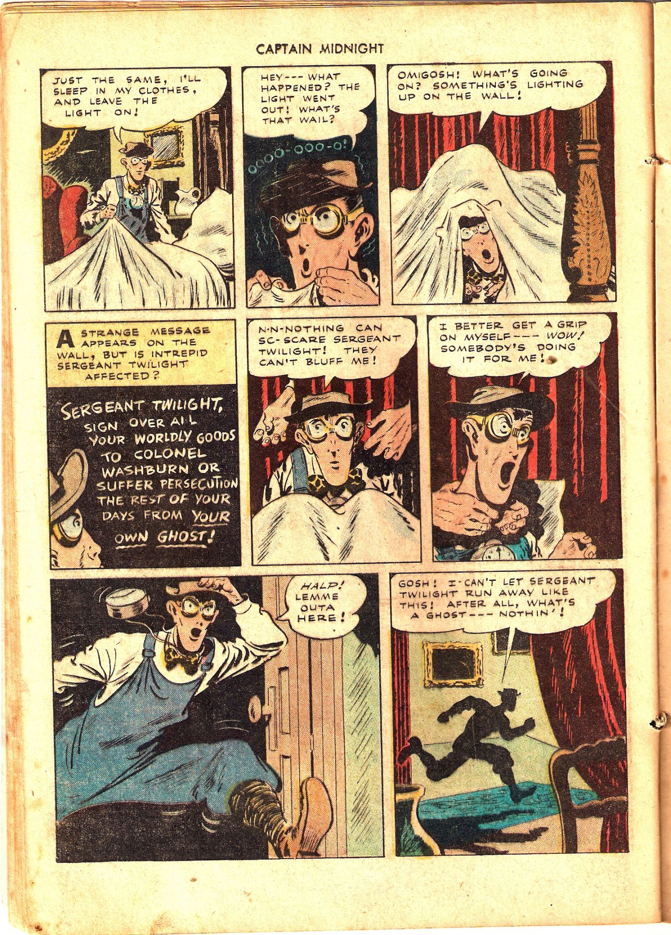 Read online Captain Midnight (1942) comic -  Issue #26 - 16