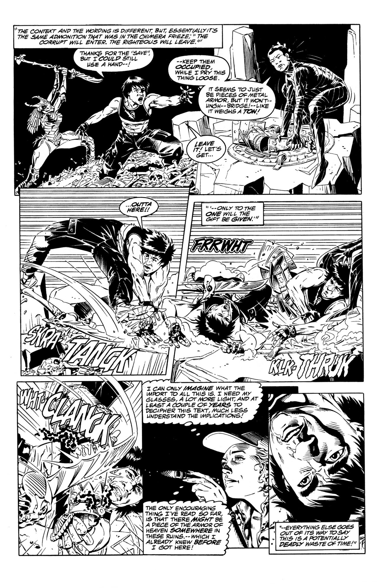Read online Jackie Chan's Spartan X: Hell Bent Hero For Hire comic -  Issue #4 - 10