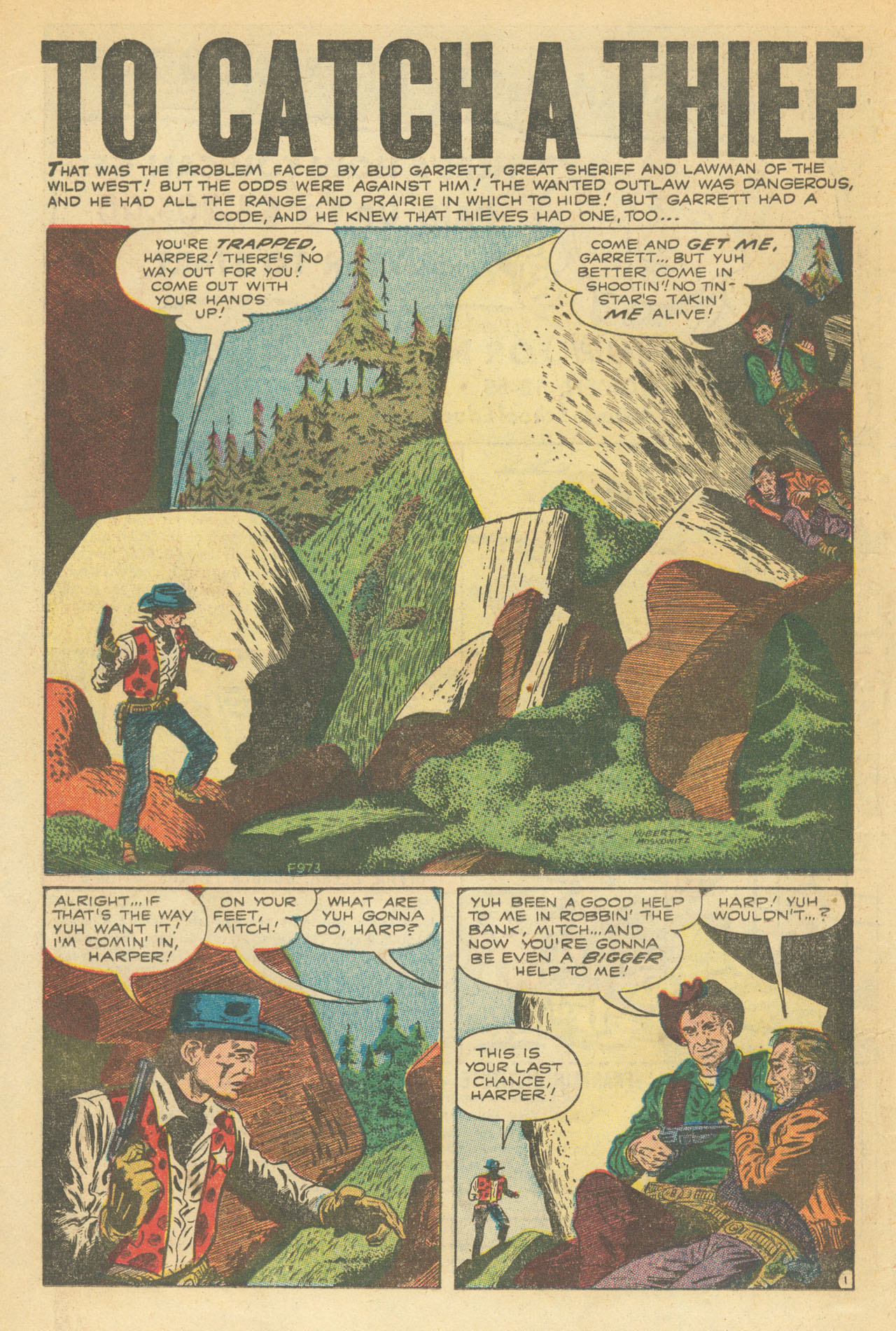 Read online Western Outlaws (1954) comic -  Issue #9 - 18