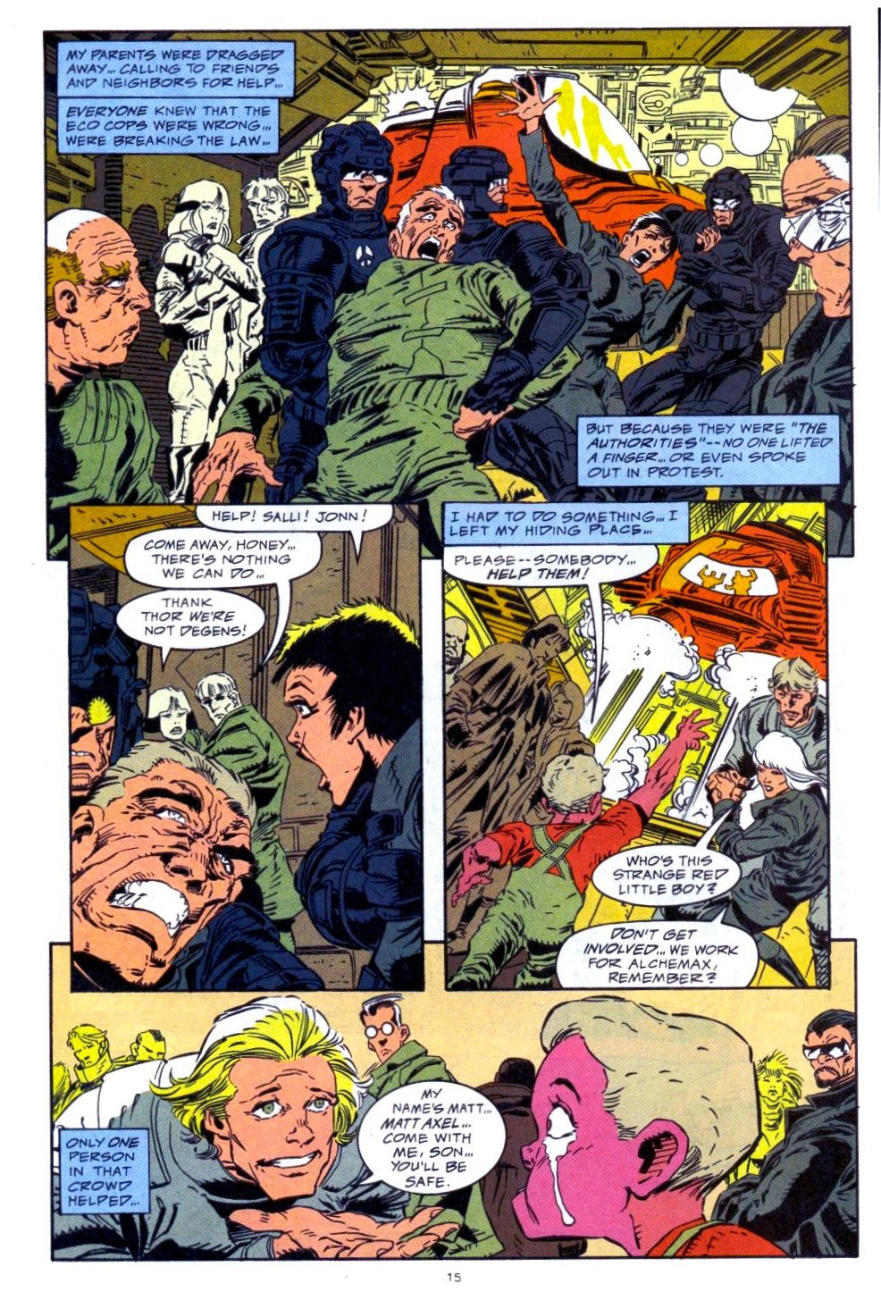 Read online Punisher 2099 comic -  Issue #15 - 12