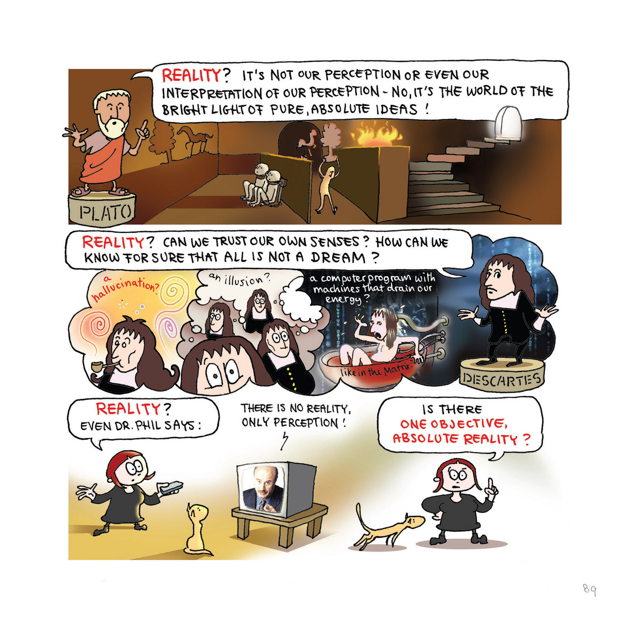 Read online Philosophy: A Discovery in Comics comic -  Issue # TPB - 90