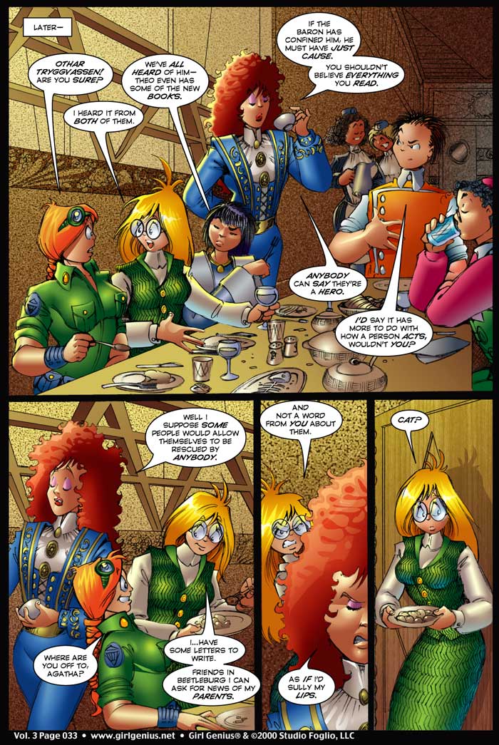 Read online Girl Genius (2002) comic -  Issue #3 - 33