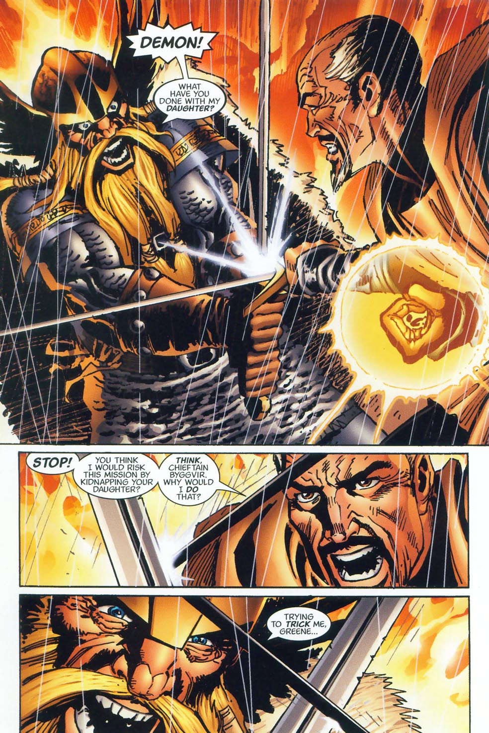 Read online R.A. Salvatore's DemonWars: Trial By Fire comic -  Issue #3 - 3