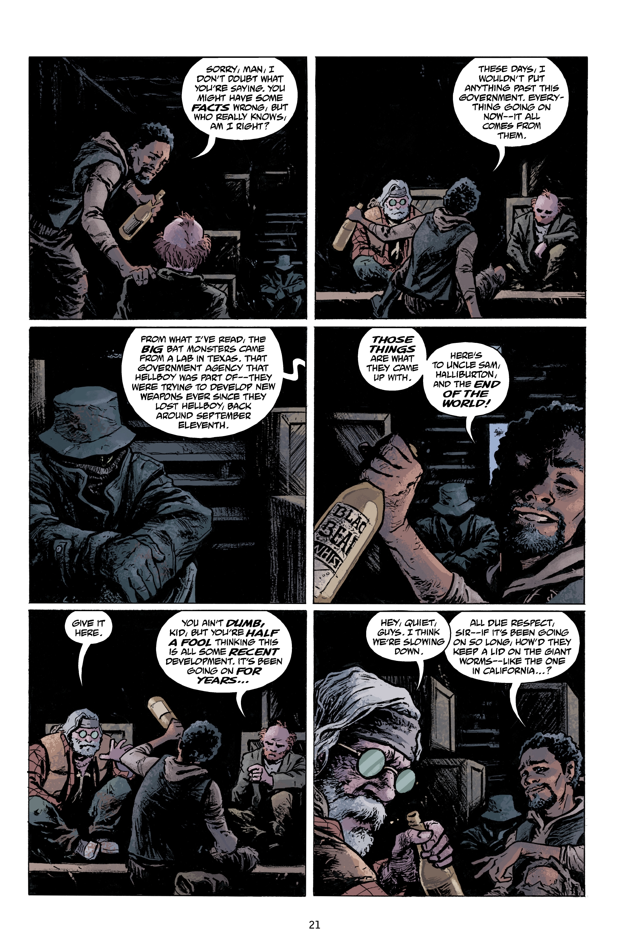 Read online Abe Sapien comic -  Issue # _TPB Dark and Terrible 1 (Part 1) - 22