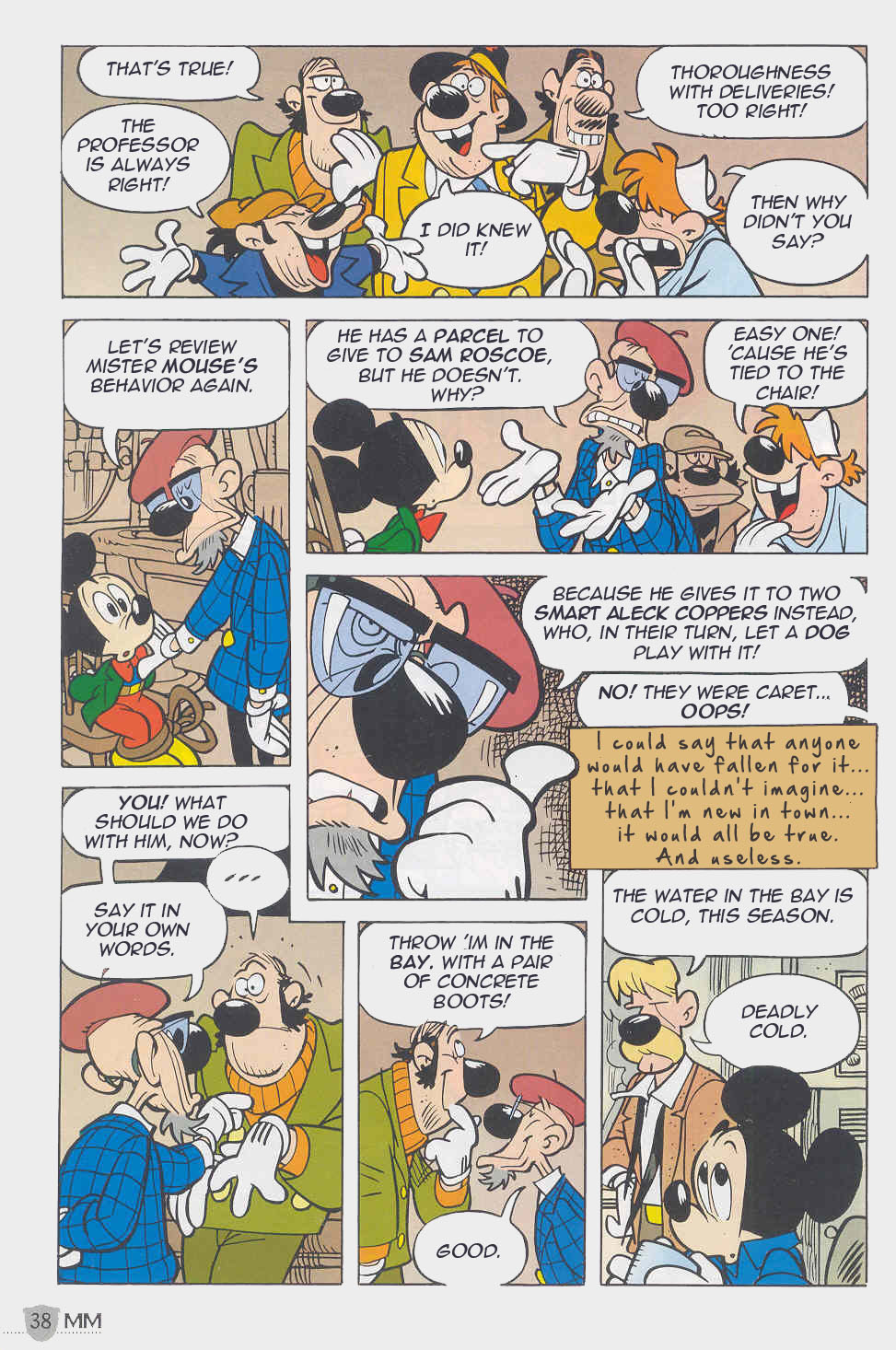 Read online Mickey Mouse Mystery Magazine comic -  Issue #0 - 38