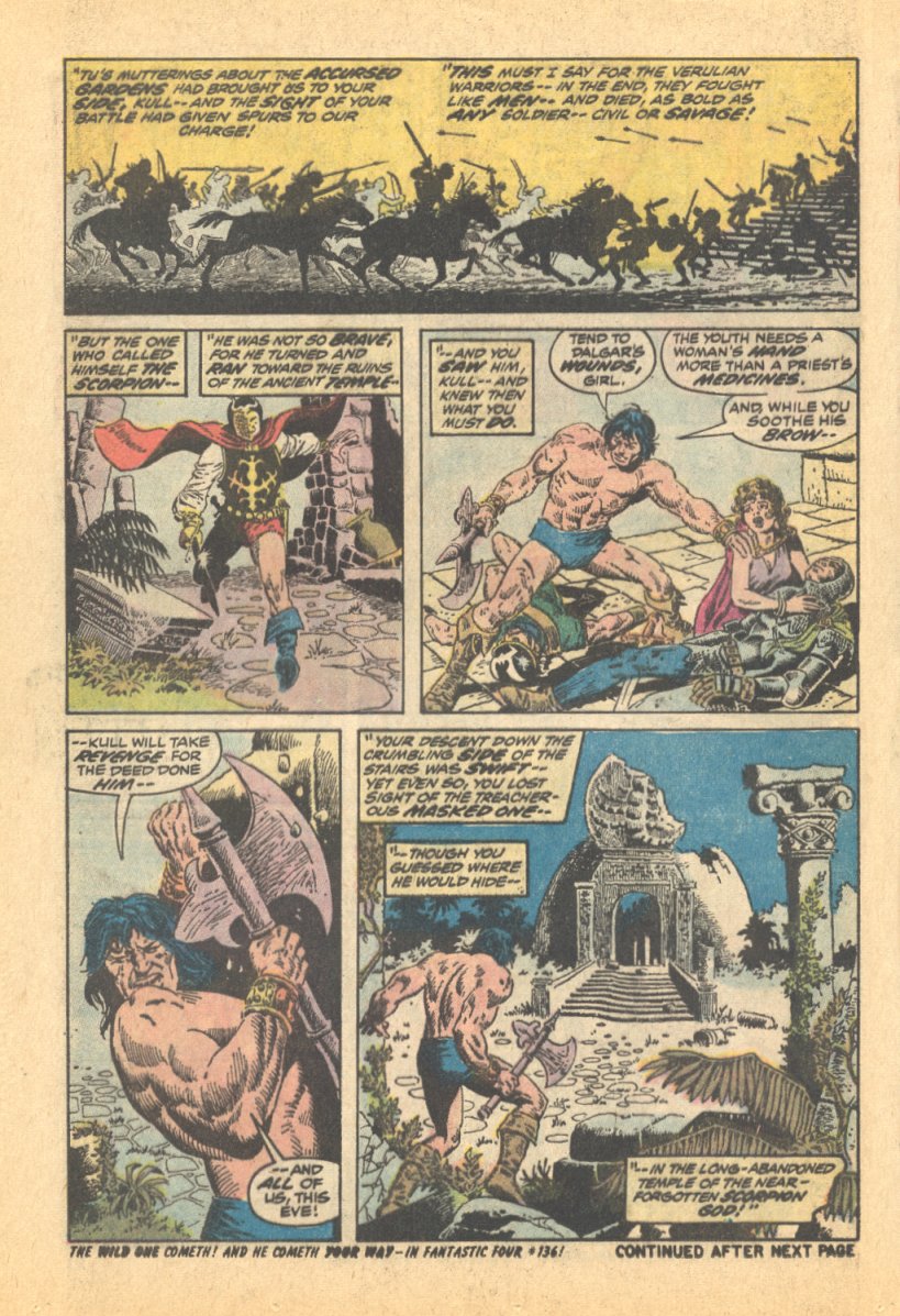 Read online Kull, the Conqueror (1971) comic -  Issue #9 - 17