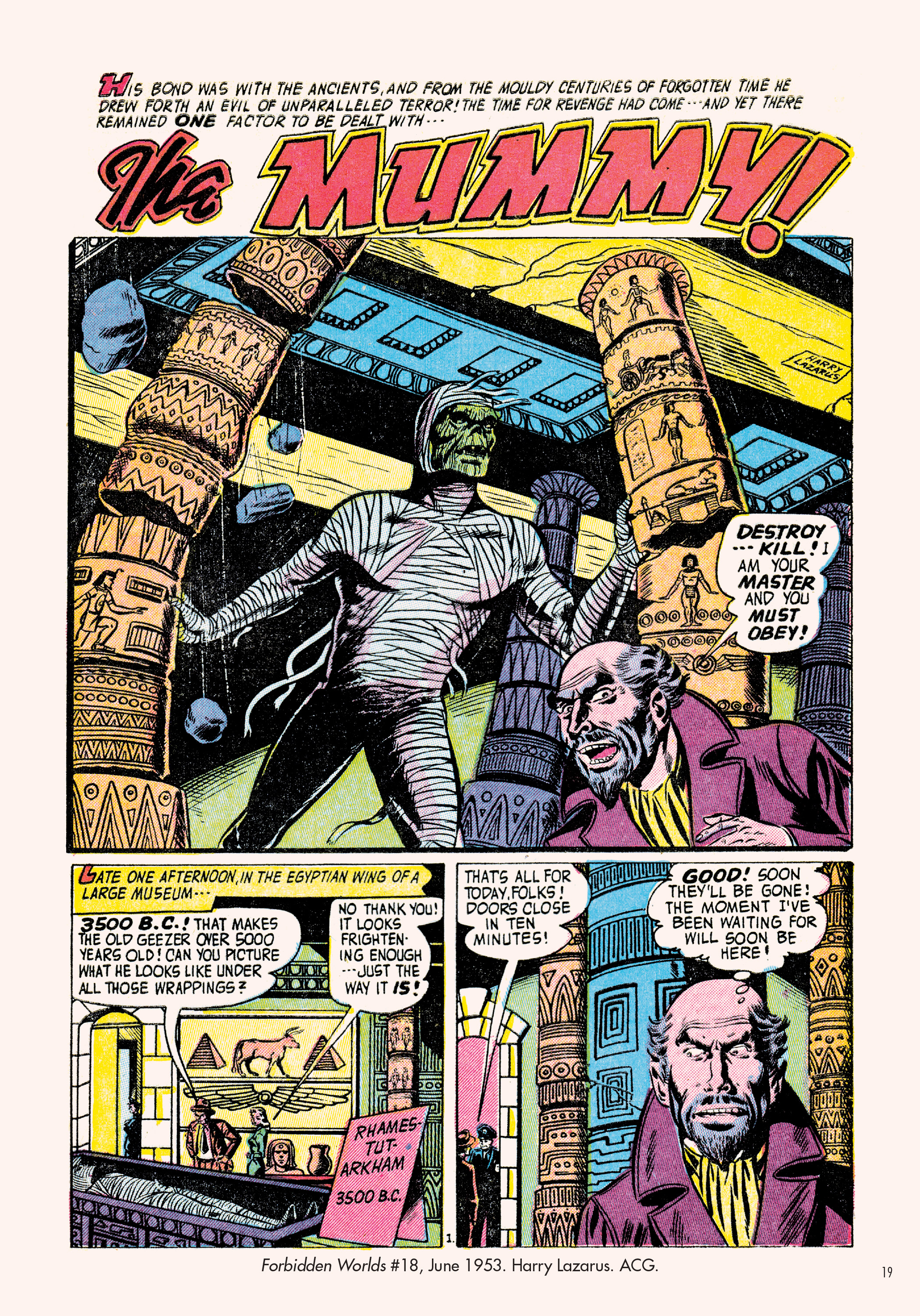 Read online Classic Monsters of Pre-Code Horror Comics: Mummies comic -  Issue # TPB - 19