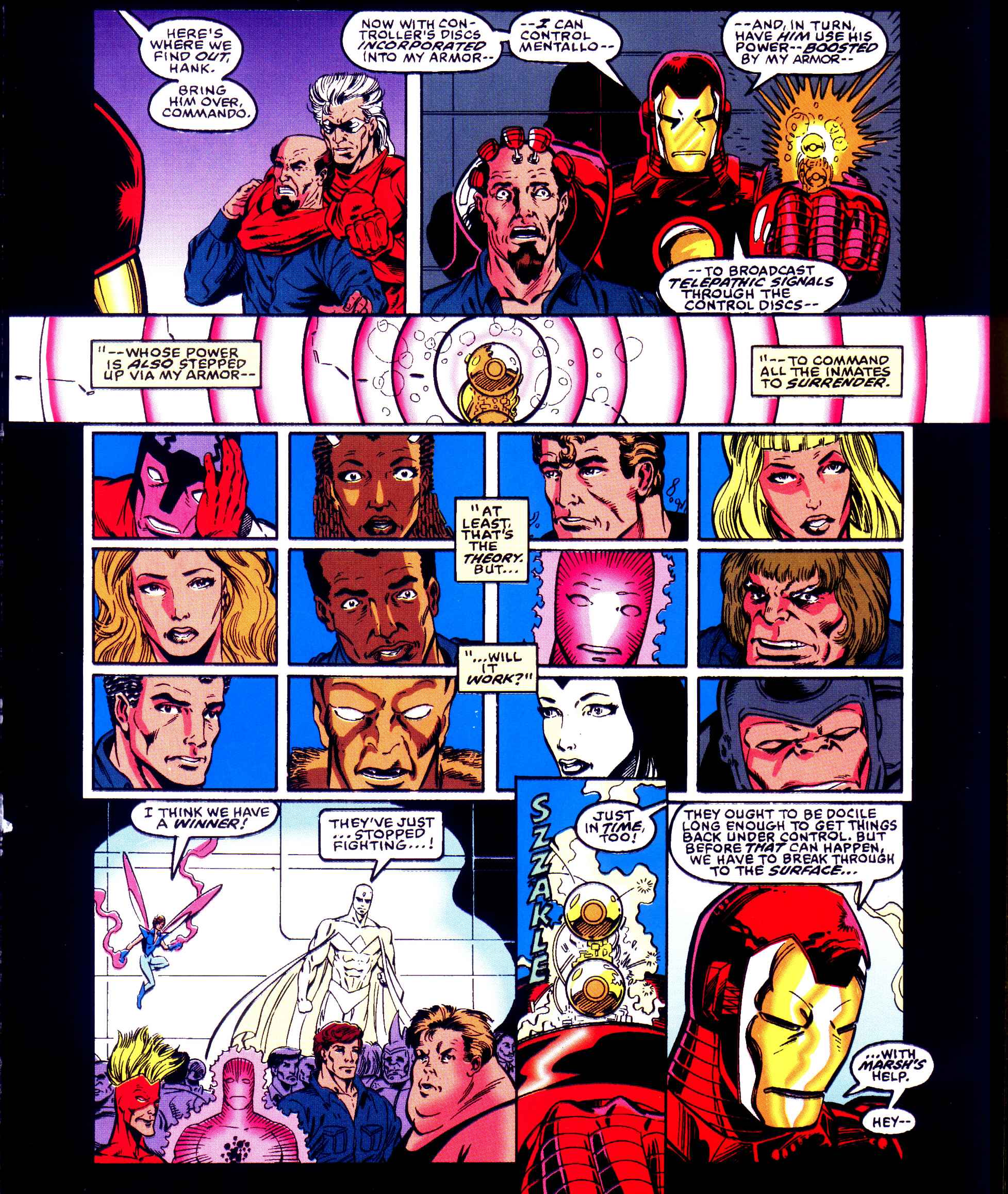 Read online Marvel Graphic Novel comic -  Issue #68 - Avengers - Death Trap - The Vault - 60