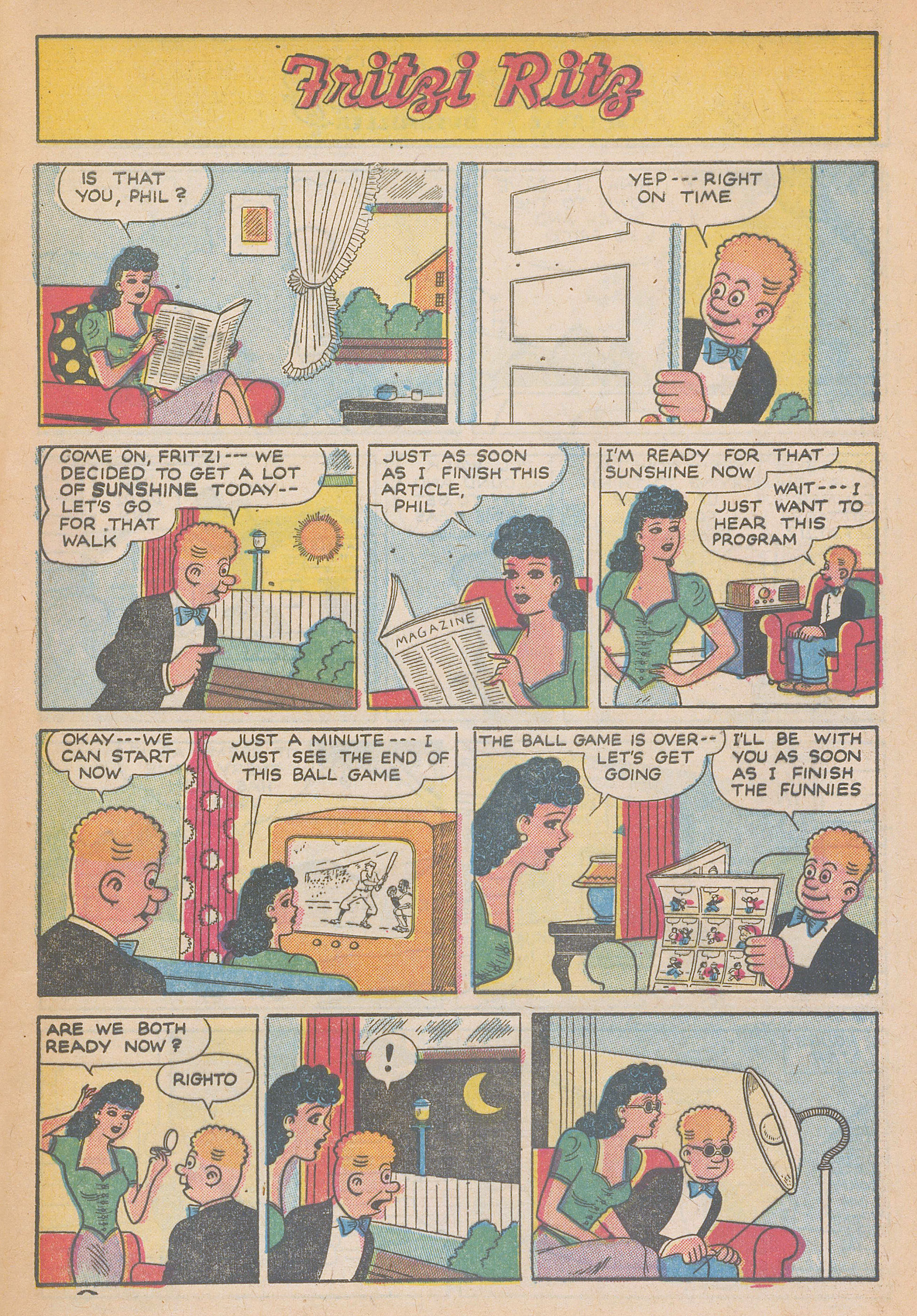 Read online Fritzi Ritz (1953) comic -  Issue #54 - 3