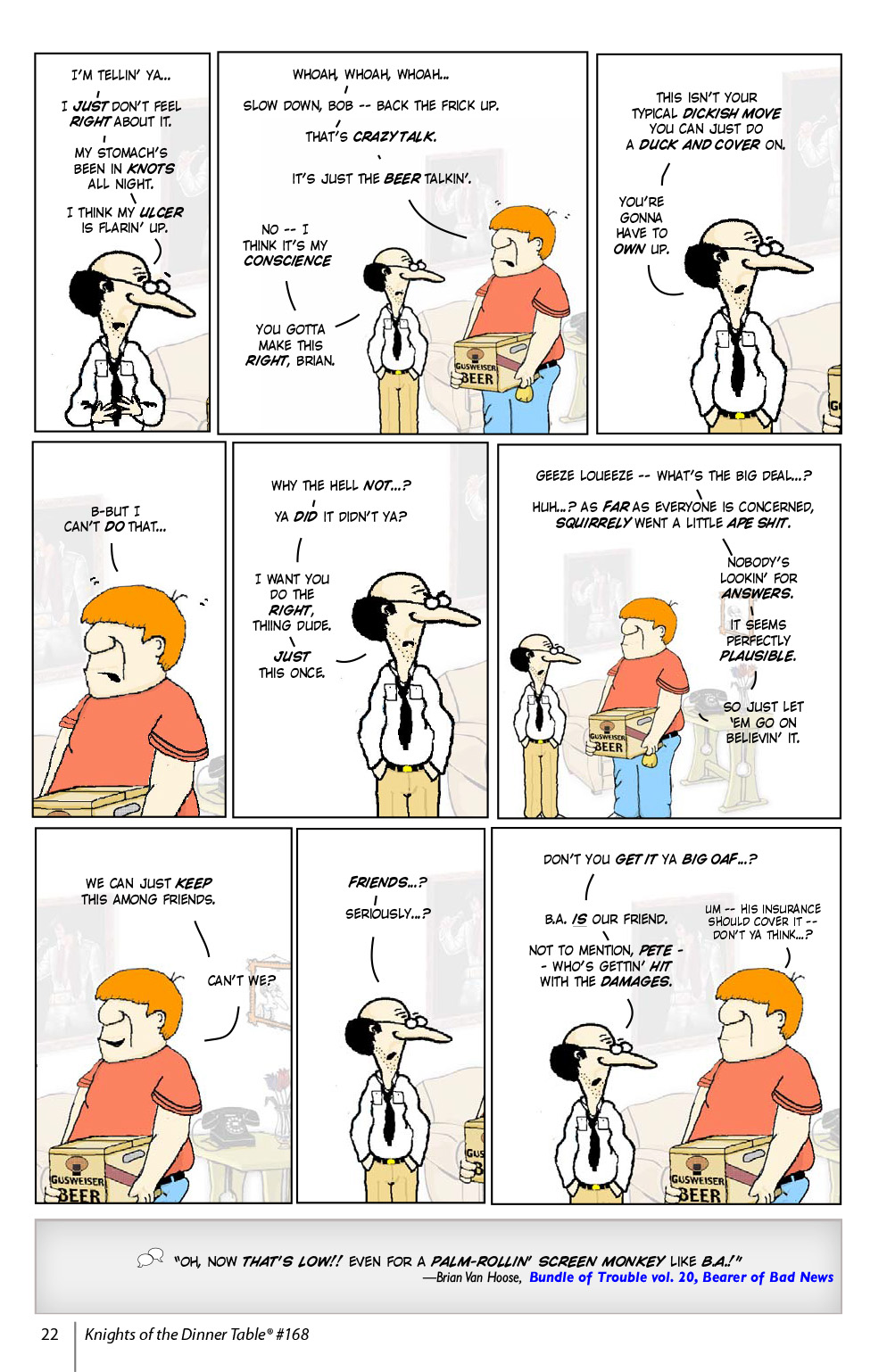 Read online Knights of the Dinner Table comic -  Issue #168 - 24