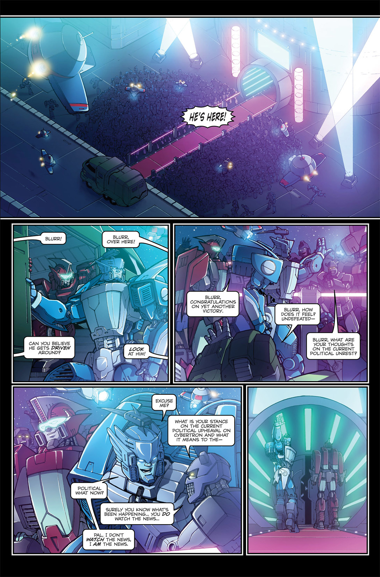 Read online Transformers Spotlight: Blurr comic -  Issue # Full - 9