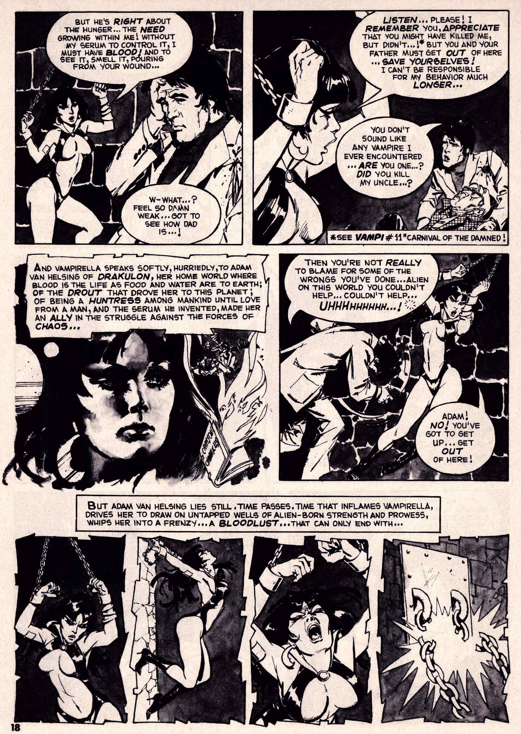 Read online Vampirella (1969) comic -  Issue #12 - 18