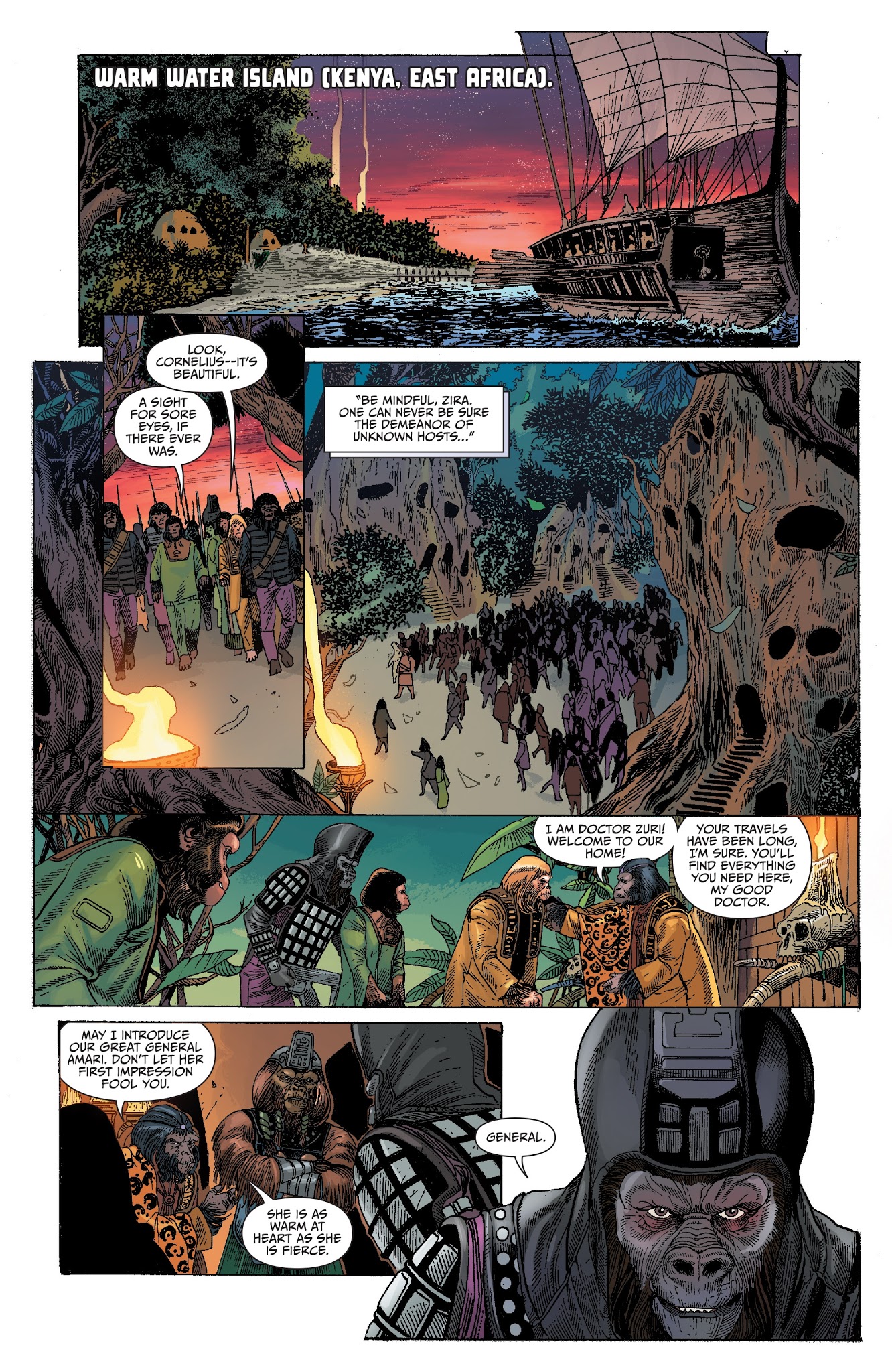 Read online Kong on the Planet of the Apes comic -  Issue #1 - 17